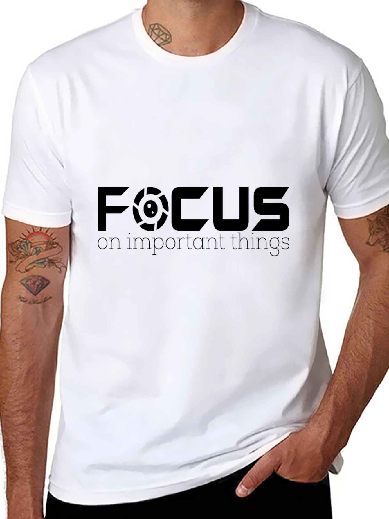 Focus on Important Things Graphic T-Shirt