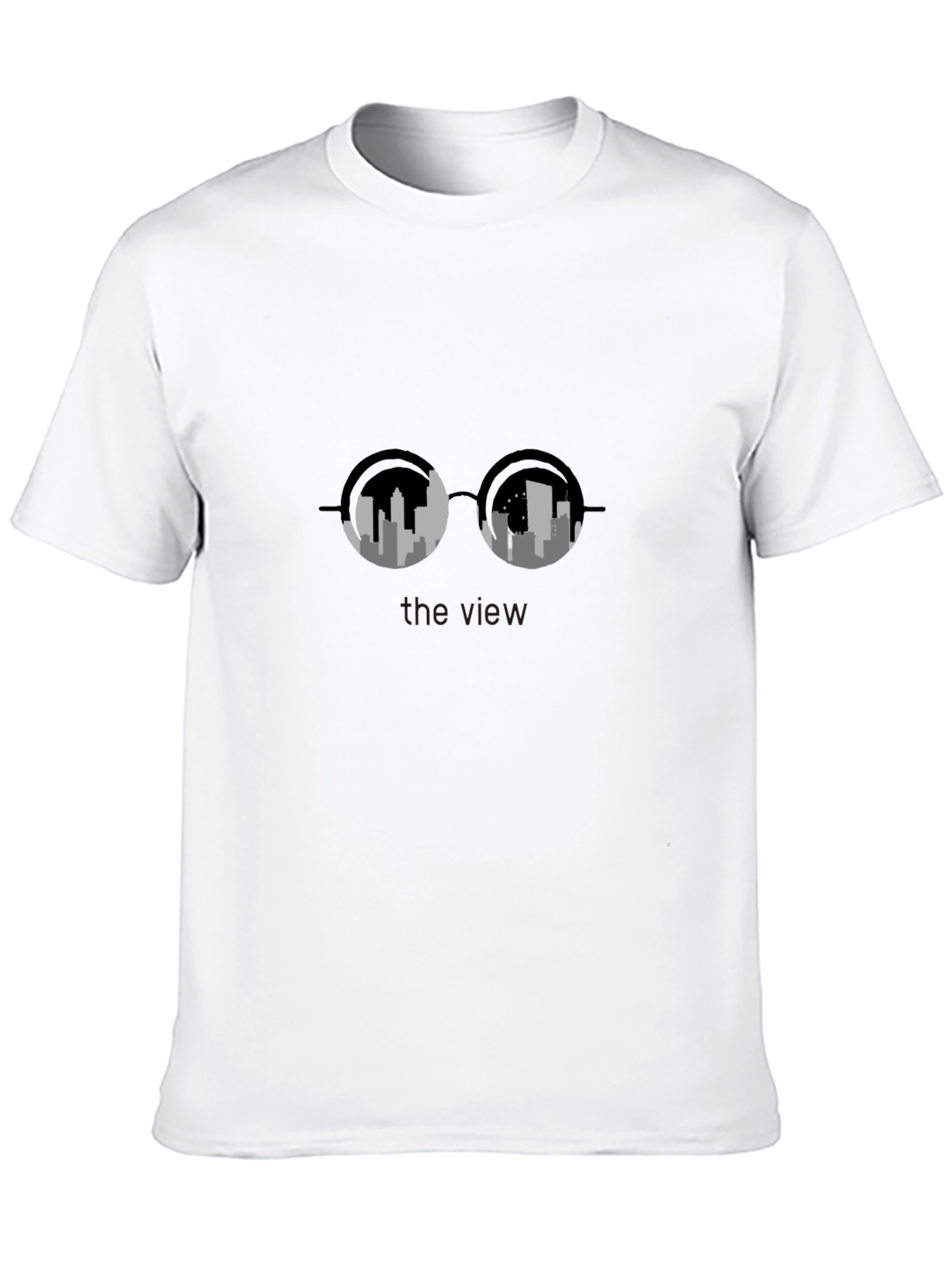 City View Graphic Tee - Modern Mens T-Shirt