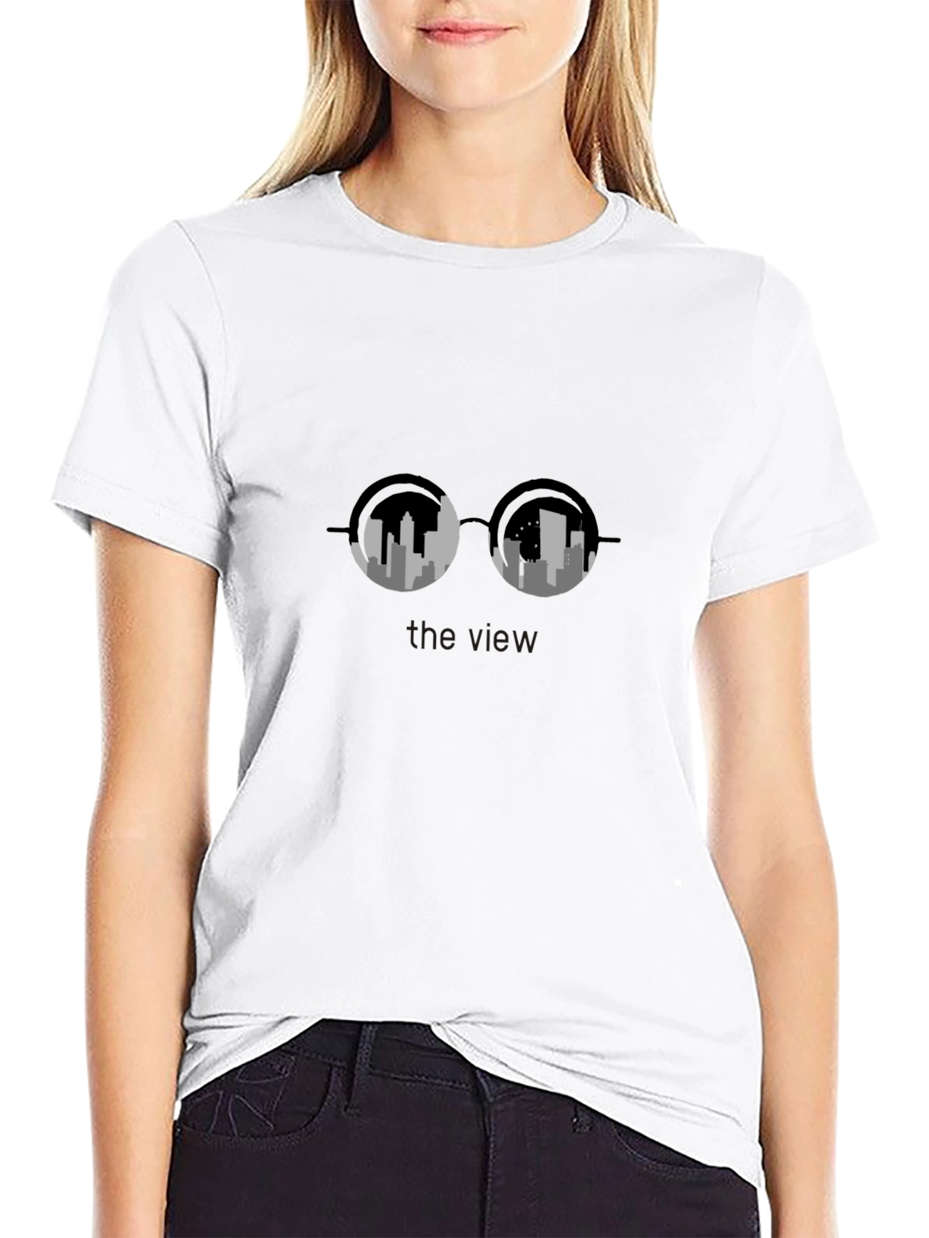 City View Graphic Tee - Modern Mens T-Shirt