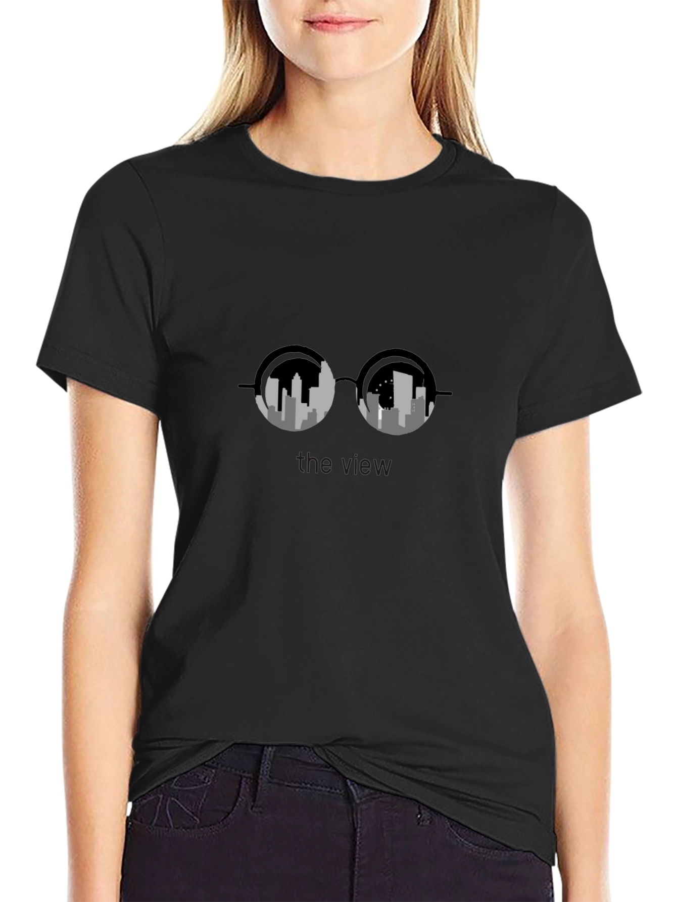 City View Graphic Tee - Modern Mens T-Shirt