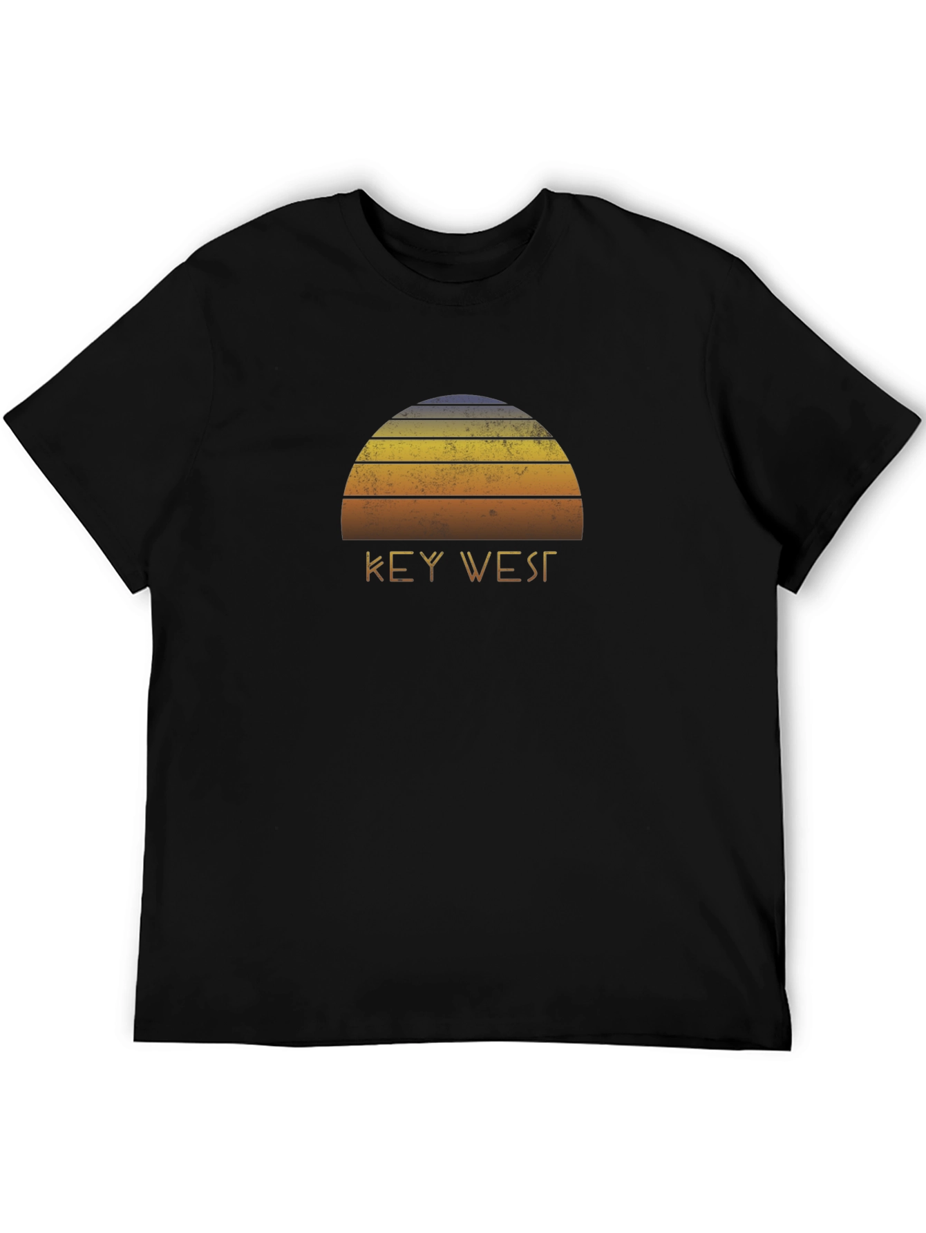 Key West Sunset Graphic Tee - Retro Style Shirt