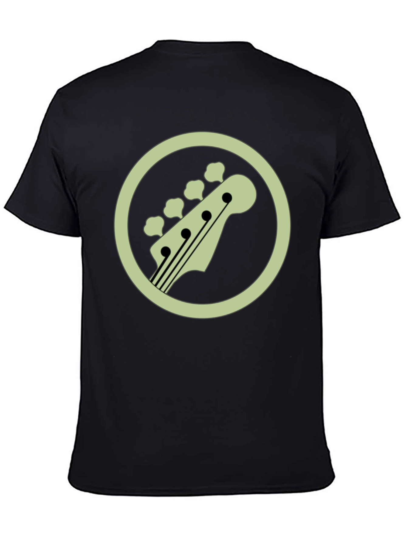Bass Guitar Head T-Shirt - Cool Musician Tee