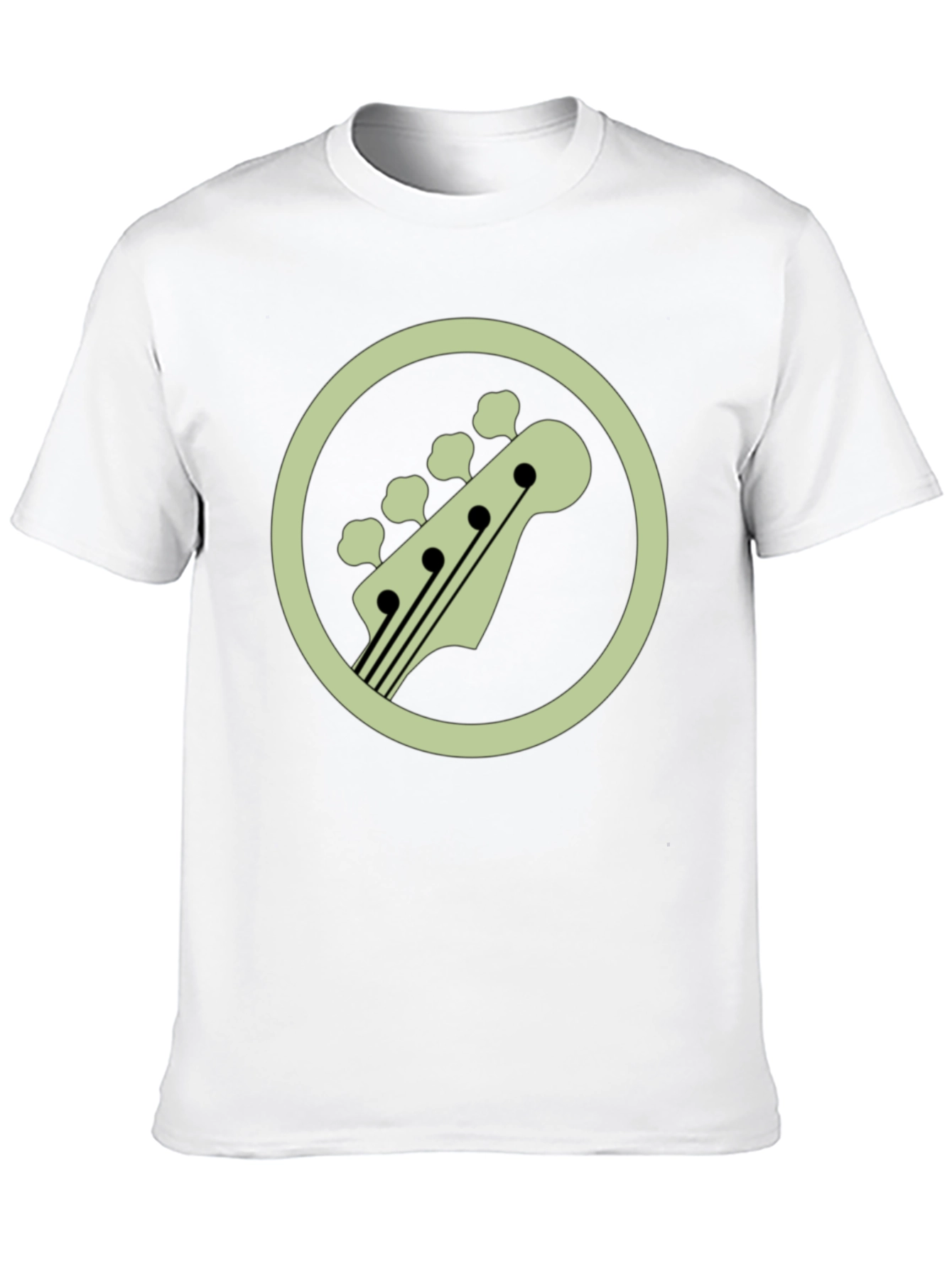 Bass Guitar Head T-Shirt - Cool Musician Tee