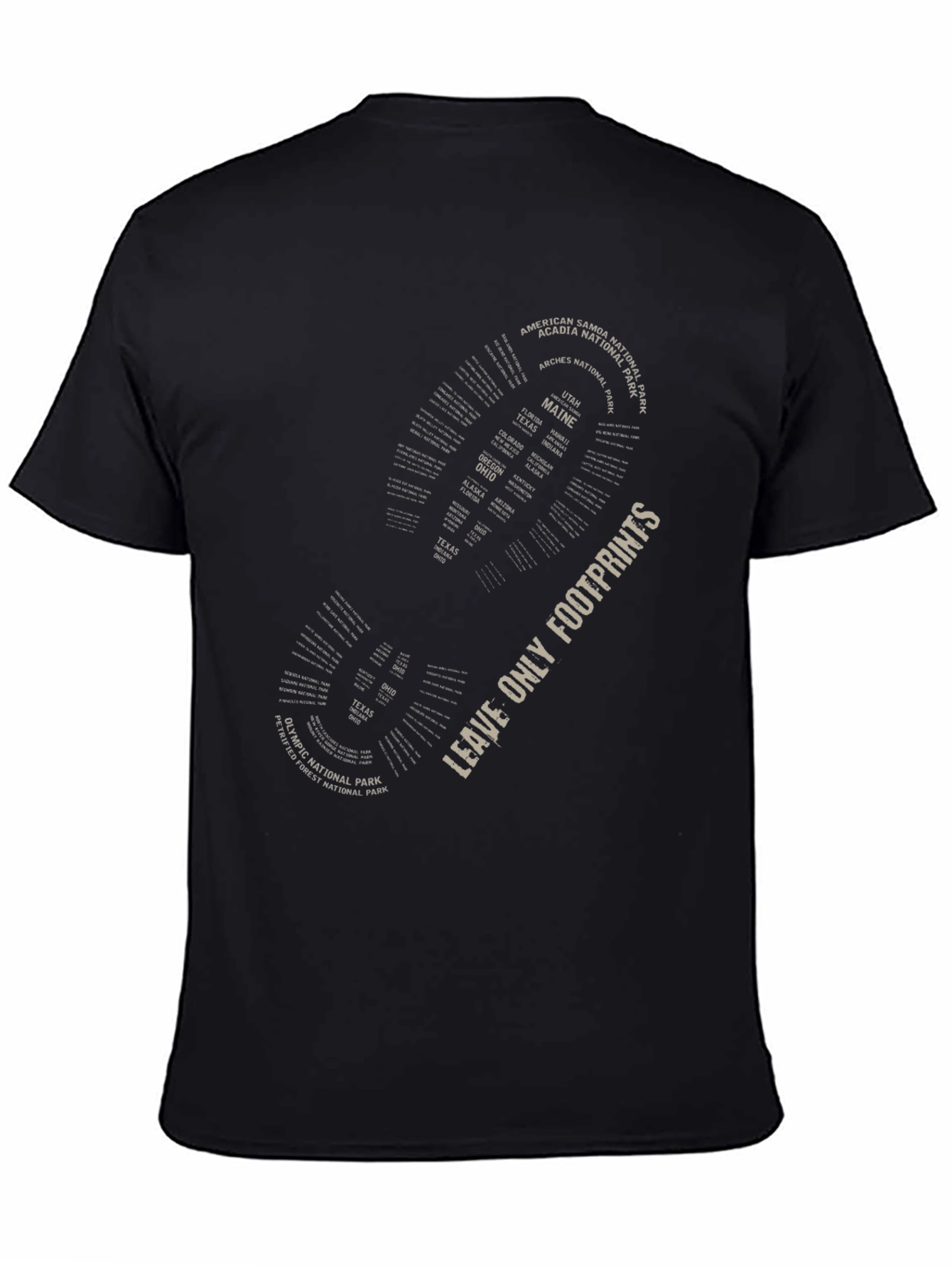 Leave Only Footprints National Park T-Shirt