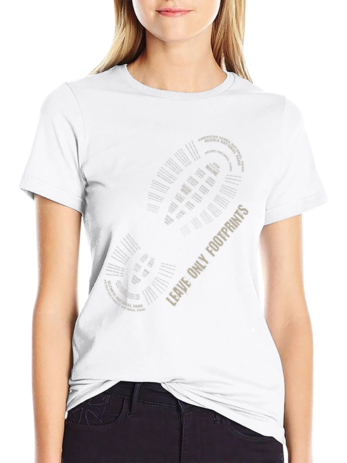 Leave Only Footprints National Park T-Shirt