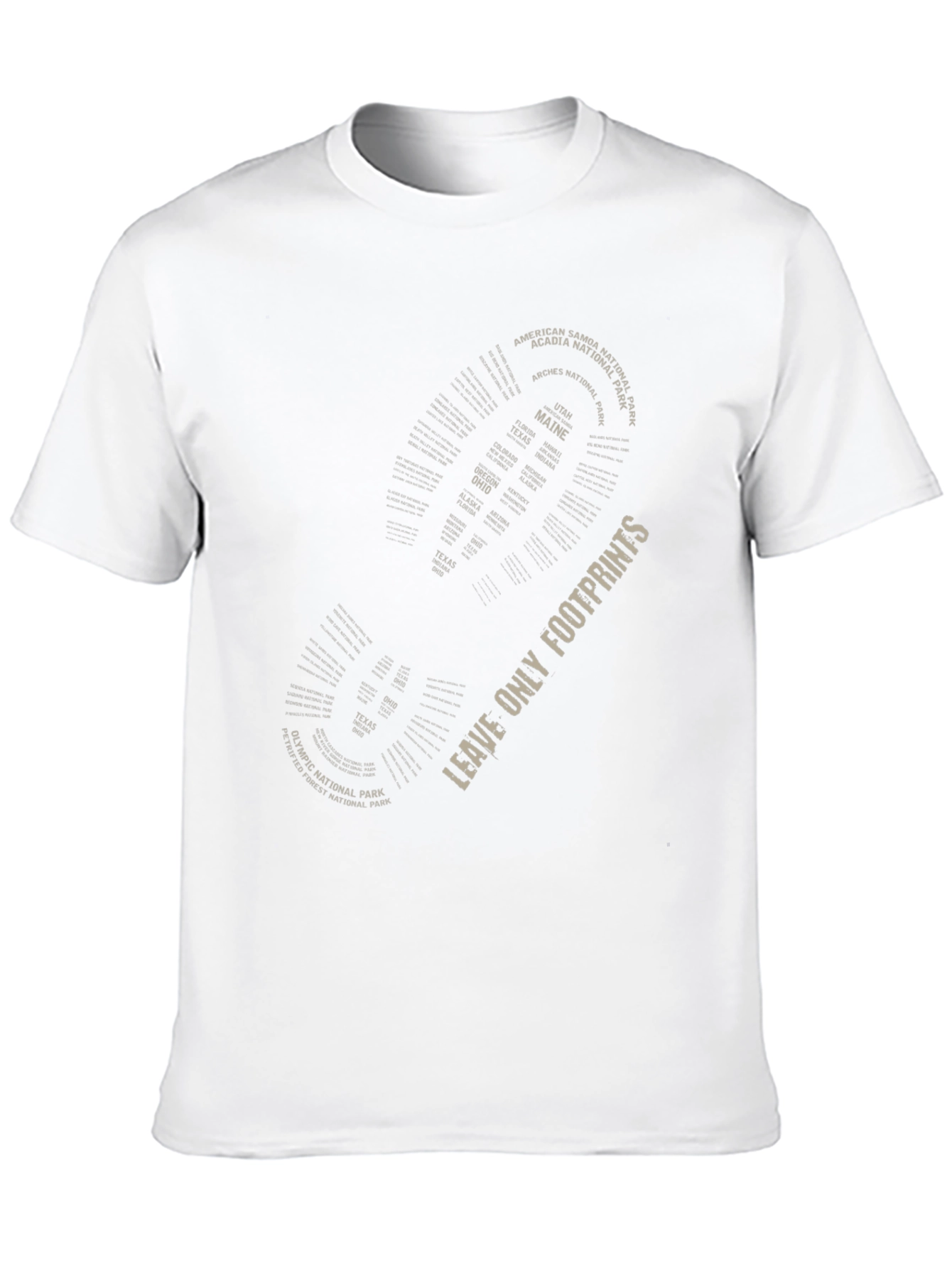 Leave Only Footprints National Park T-Shirt