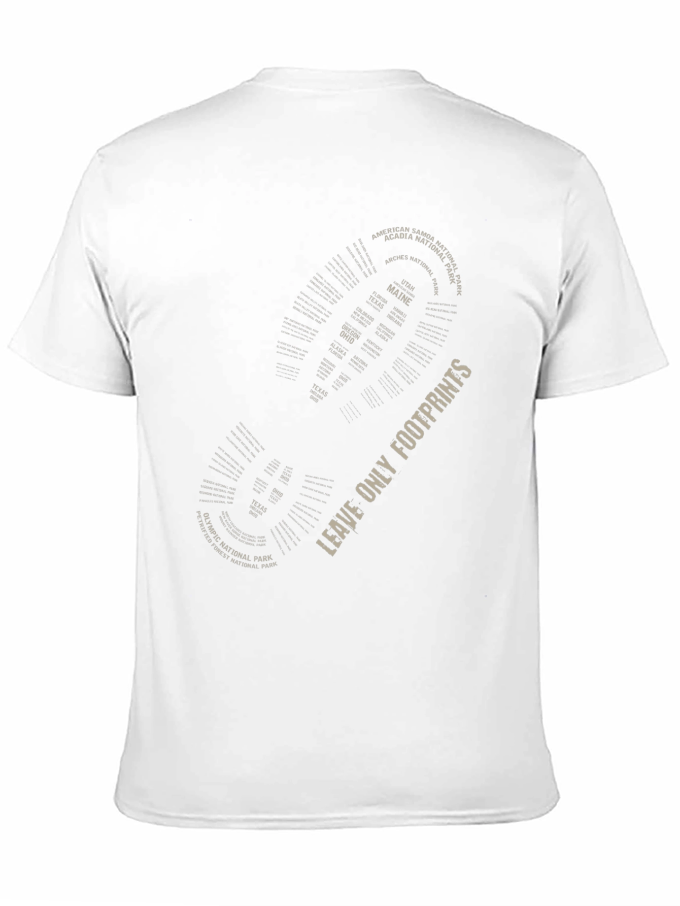 Leave Only Footprints National Park T-Shirt