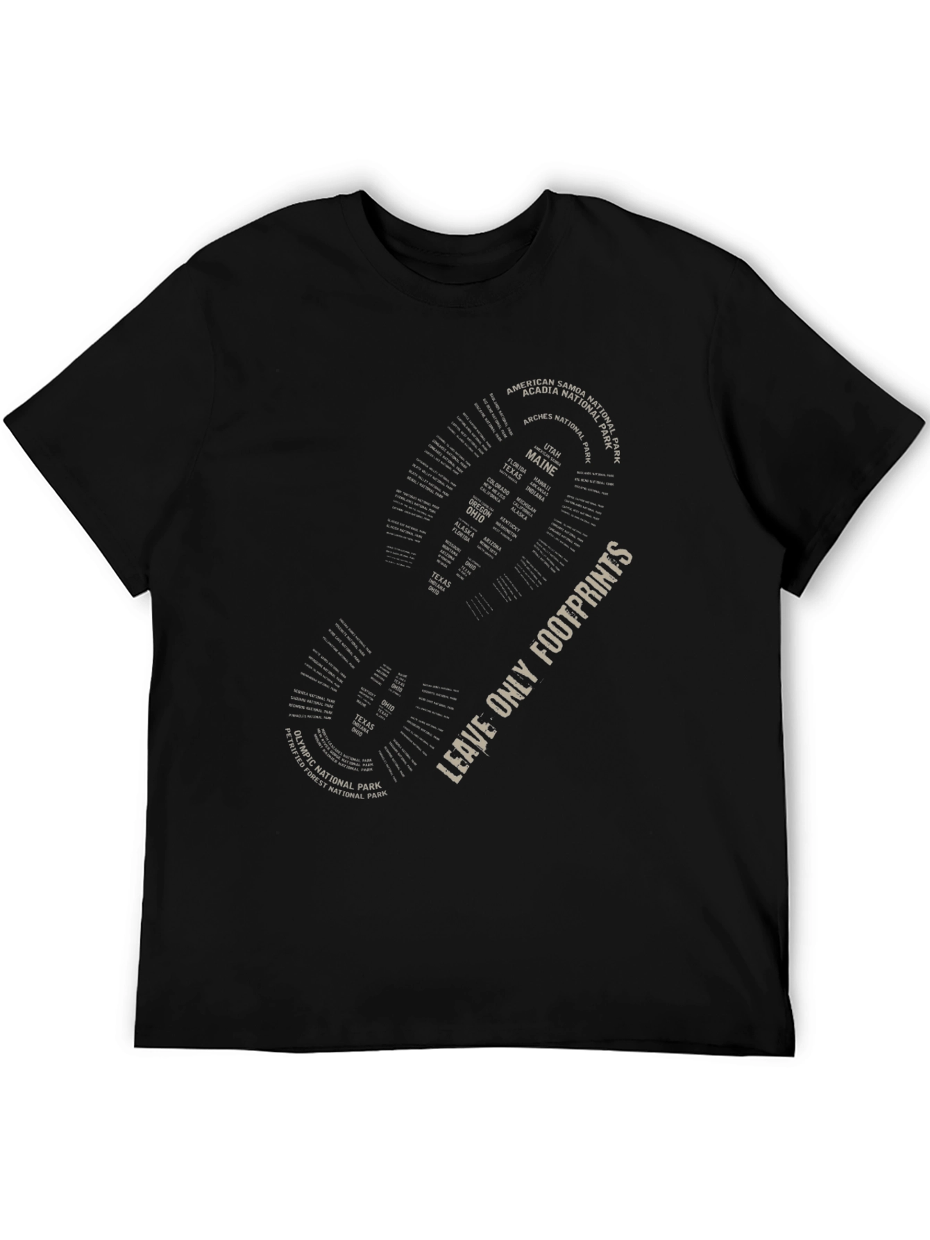 Leave Only Footprints National Park T-Shirt