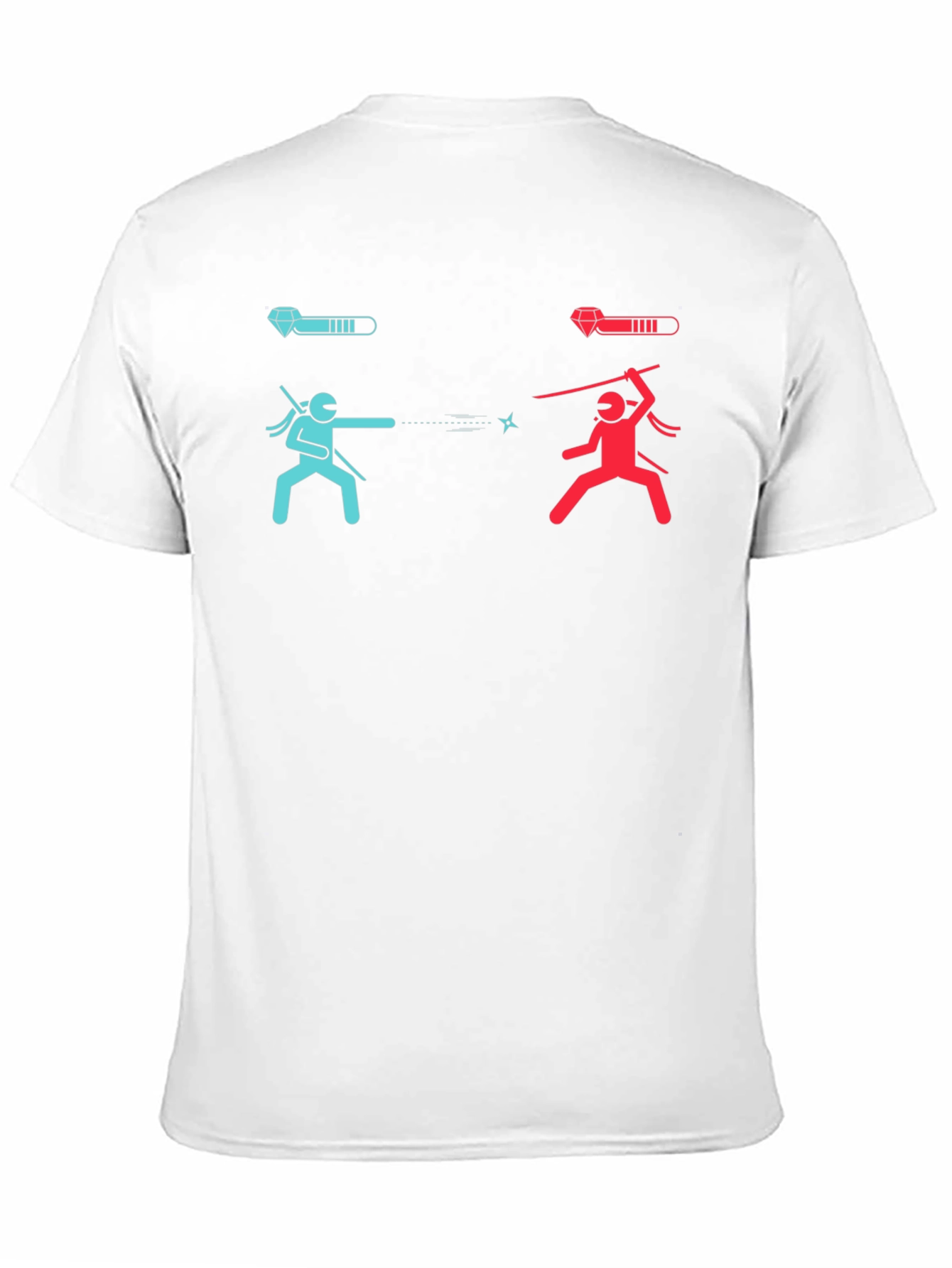 Ninja Battle Black T-Shirt - Level Up Your Style