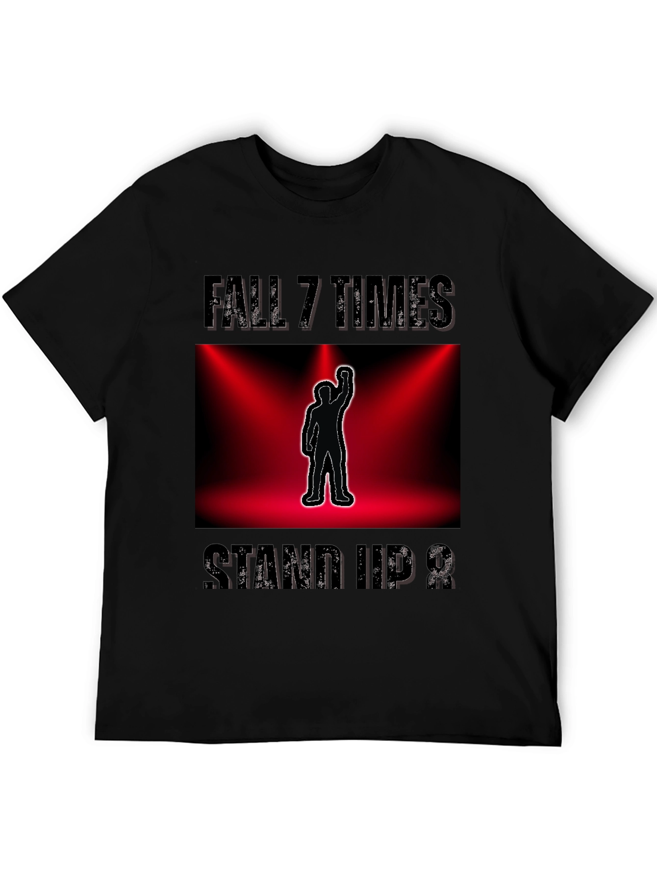 Fall 7 Times Stand Up 8 Motivational T-Shirt