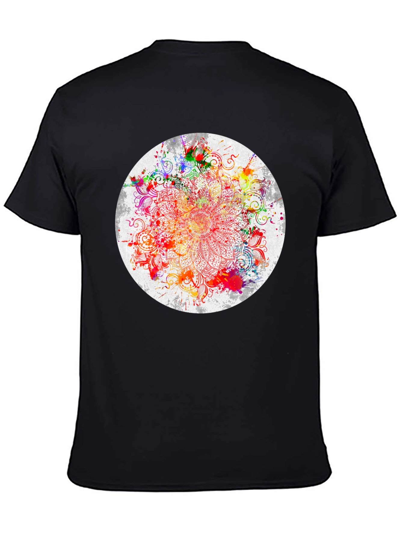 Vibrant Mandala Graphic T-Shirt
