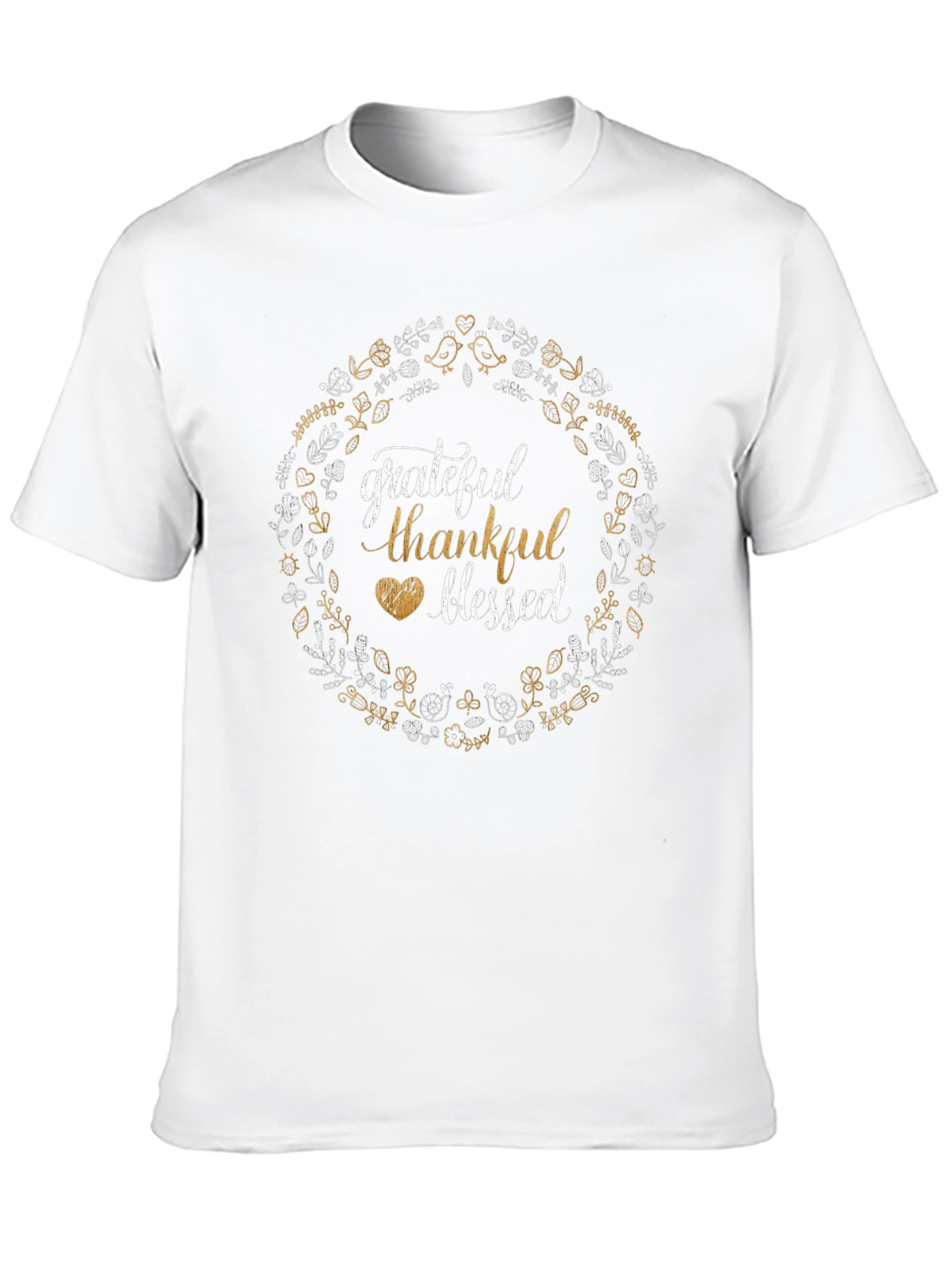 Grateful Thankful Blessed T-Shirt