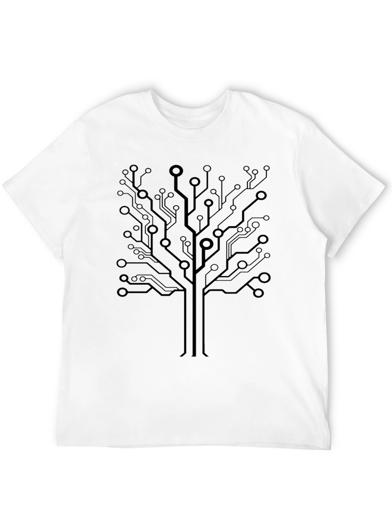 Circuit Tree Graphic T-Shirt - Tech Lovers Tee