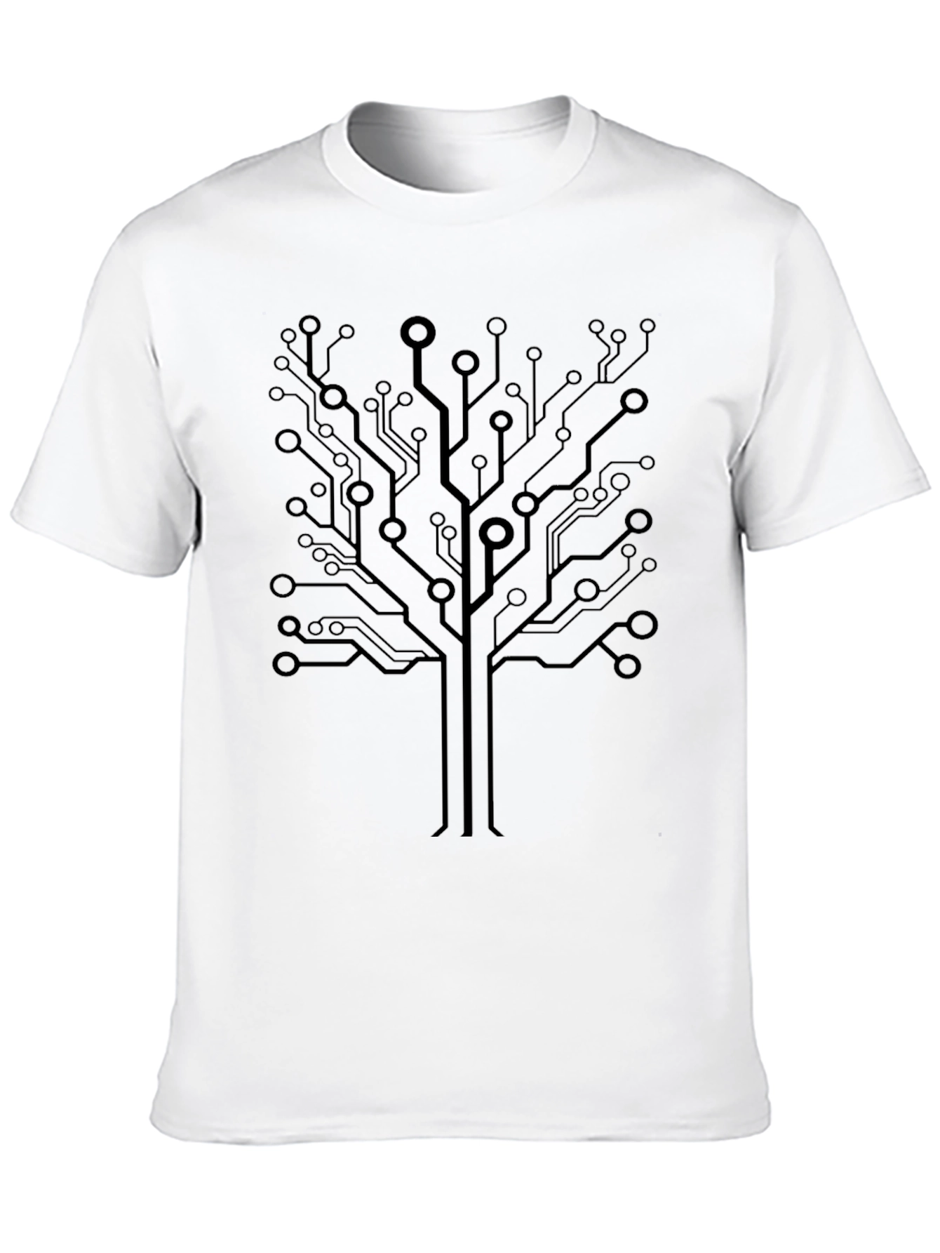 Circuit Tree Graphic T-Shirt - Tech Lovers Tee