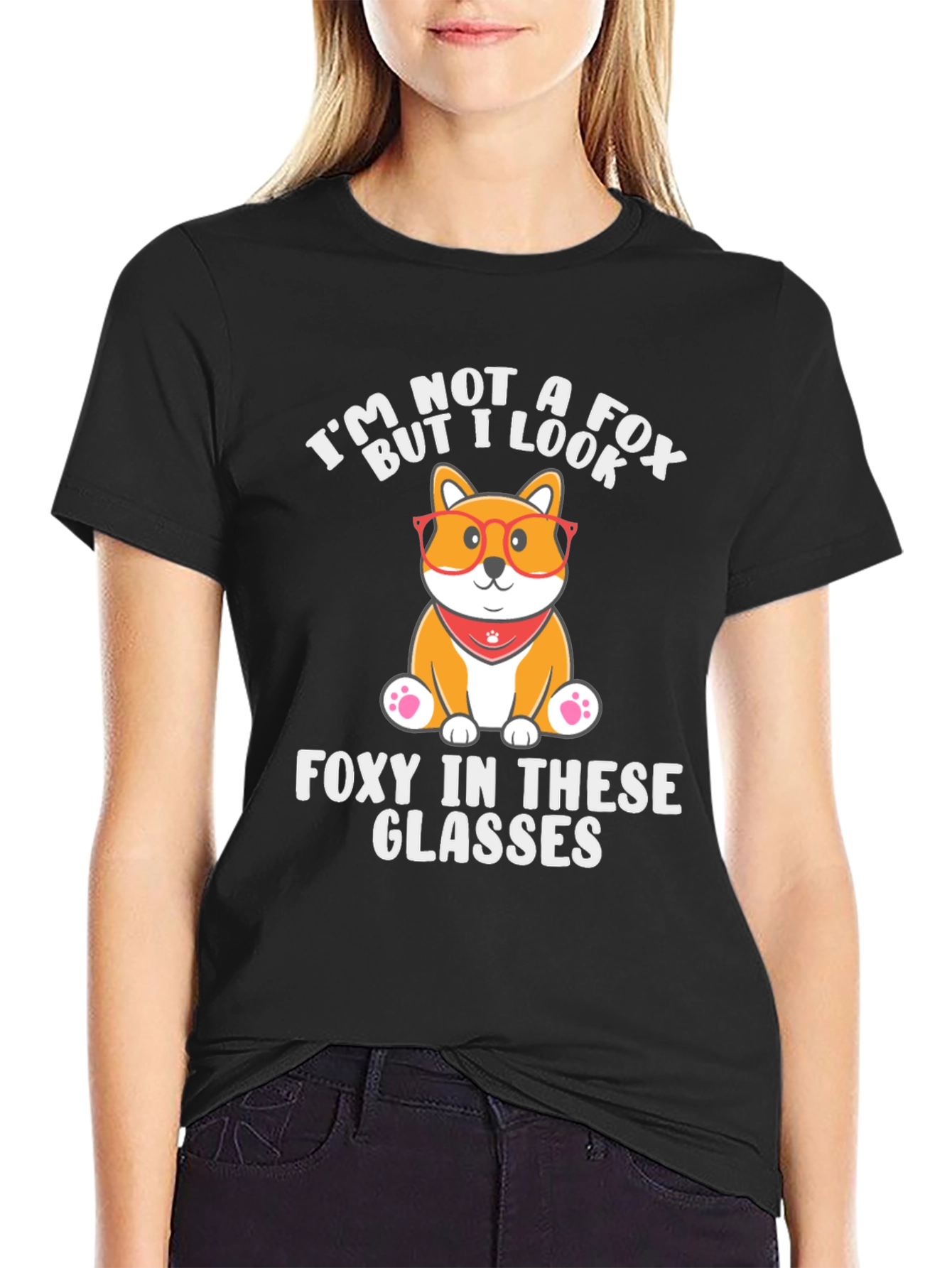 Foxy Dog T-Shirt - Funny Animal Graphic Tee