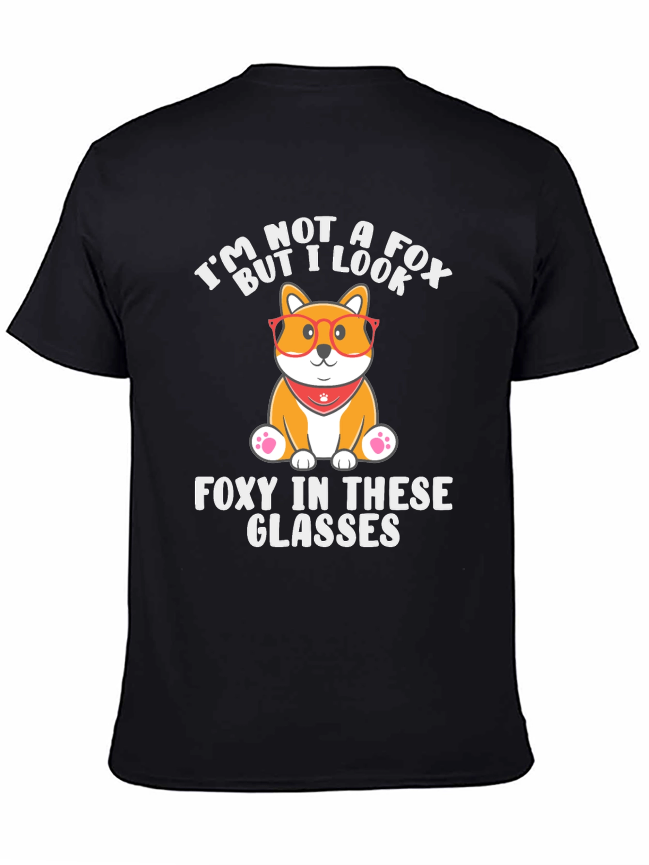Foxy Dog T-Shirt - Funny Animal Graphic Tee