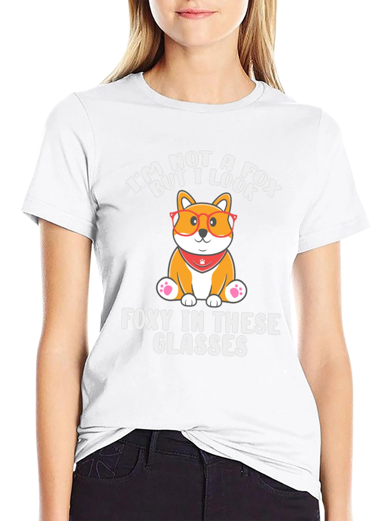 Foxy Dog T-Shirt - Funny Animal Graphic Tee