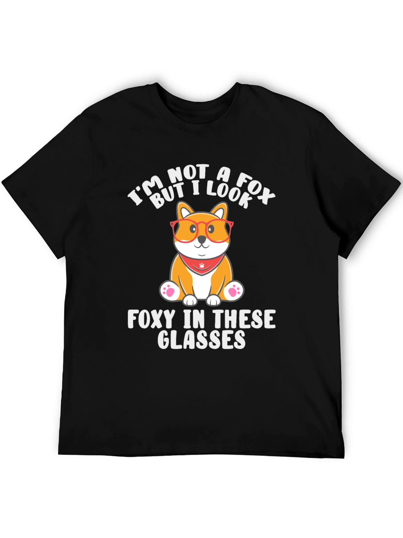 Foxy Dog T-Shirt - Funny Animal Graphic Tee