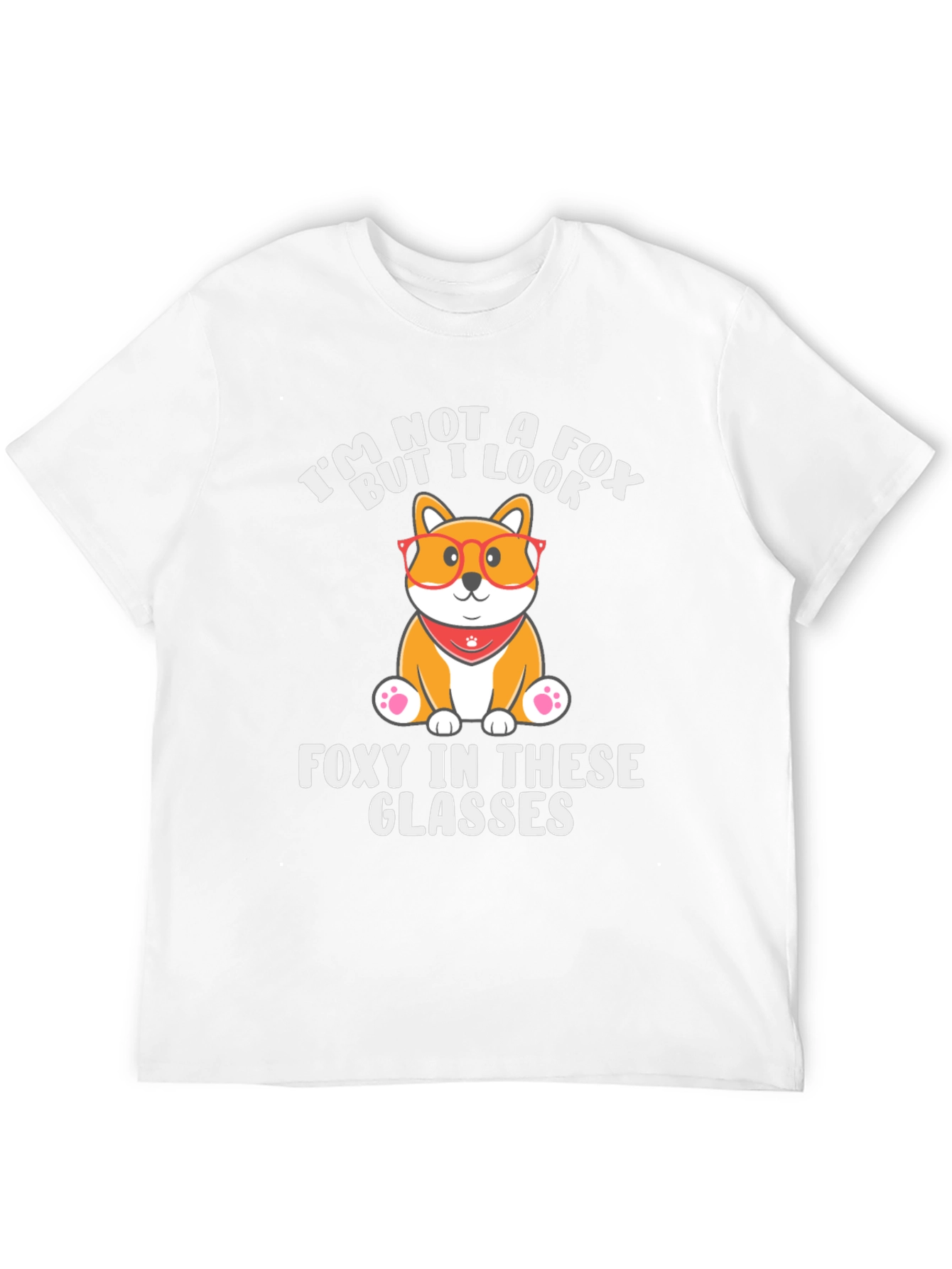 Foxy Dog T-Shirt - Funny Animal Graphic Tee