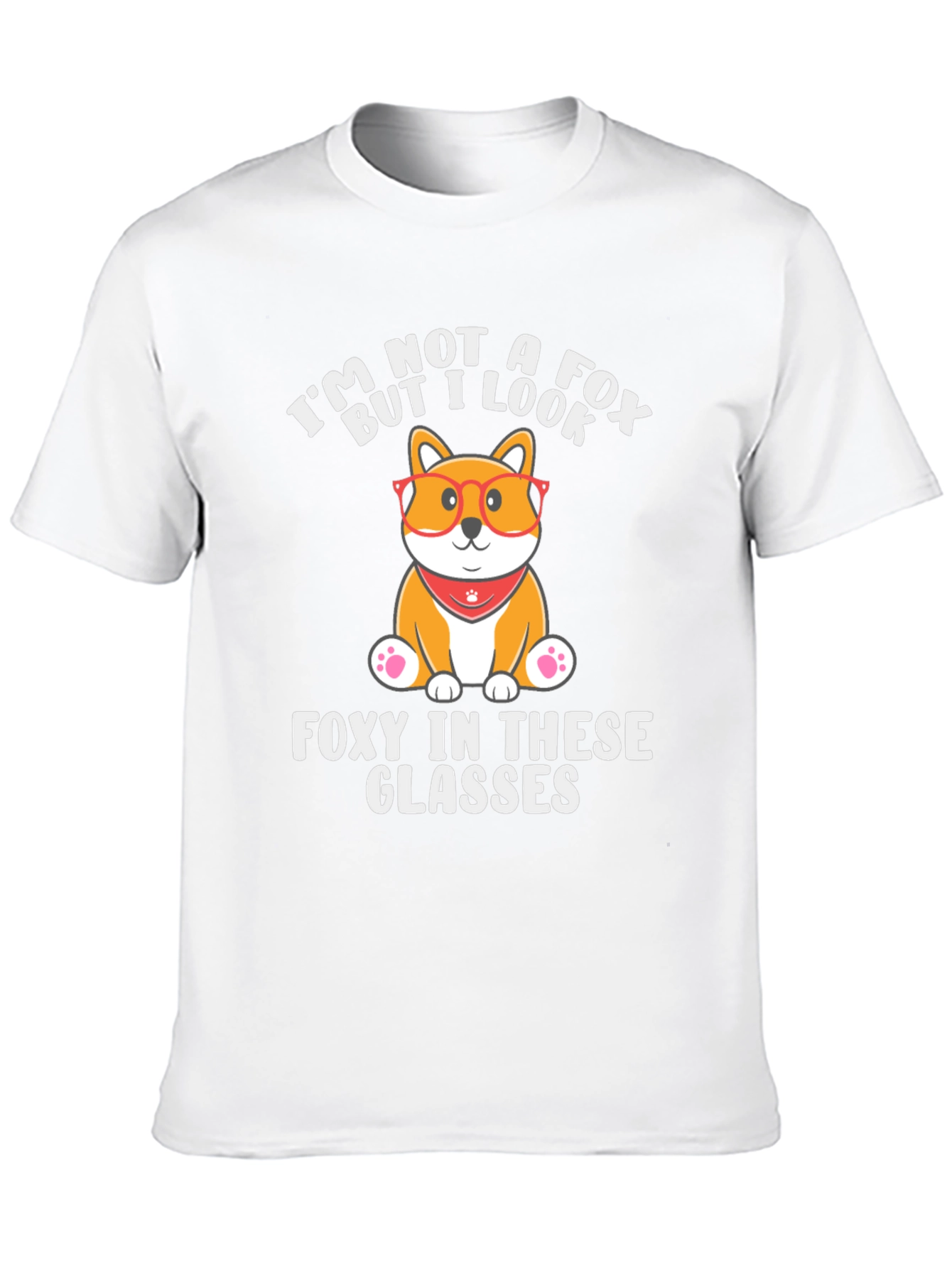 Foxy Dog T-Shirt - Funny Animal Graphic Tee
