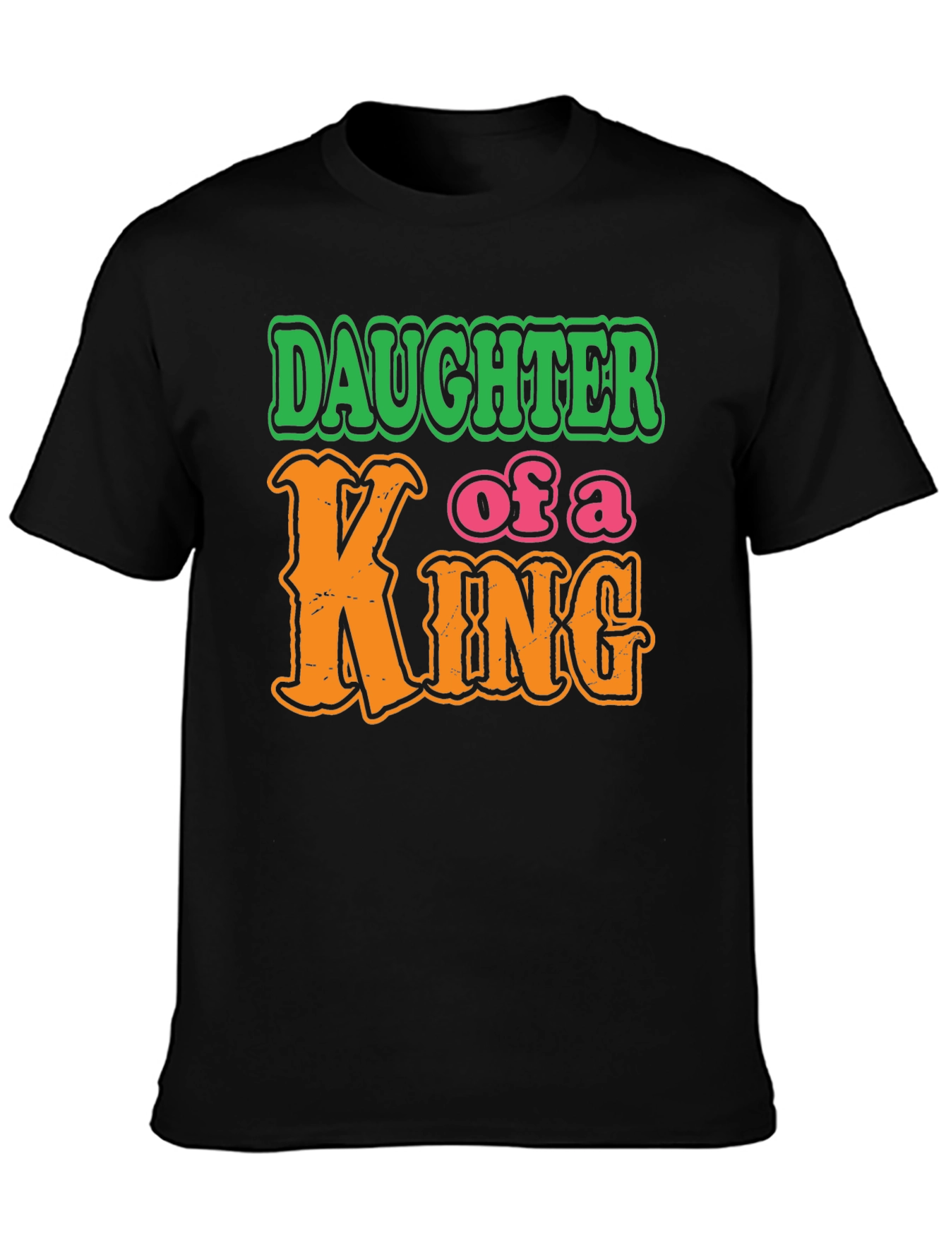Daughter of a King Black T-Shirt