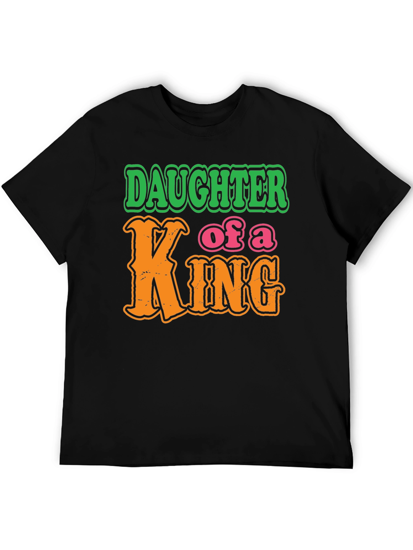 Daughter of a King Black T-Shirt