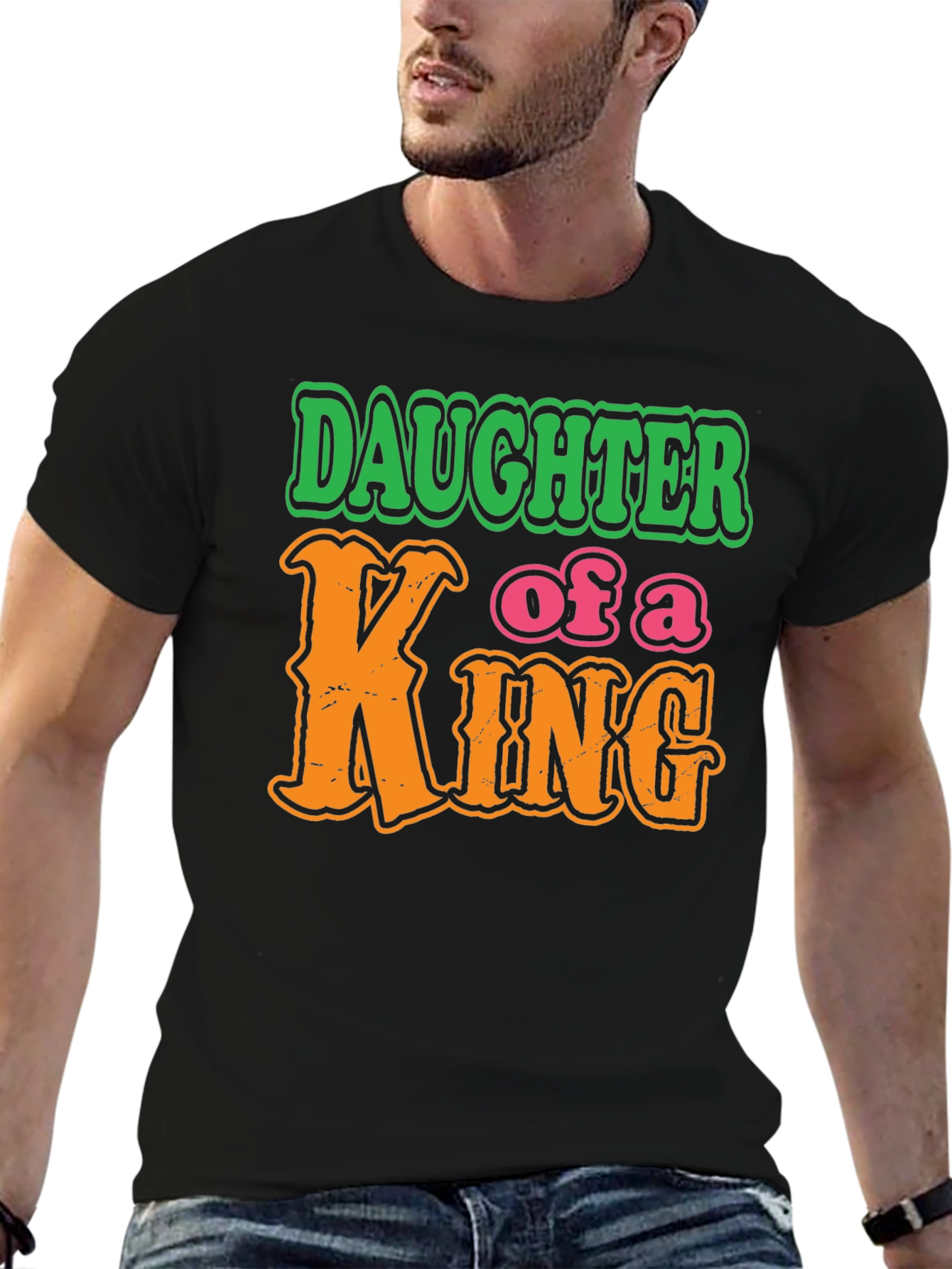 Daughter of a King Black T-Shirt
