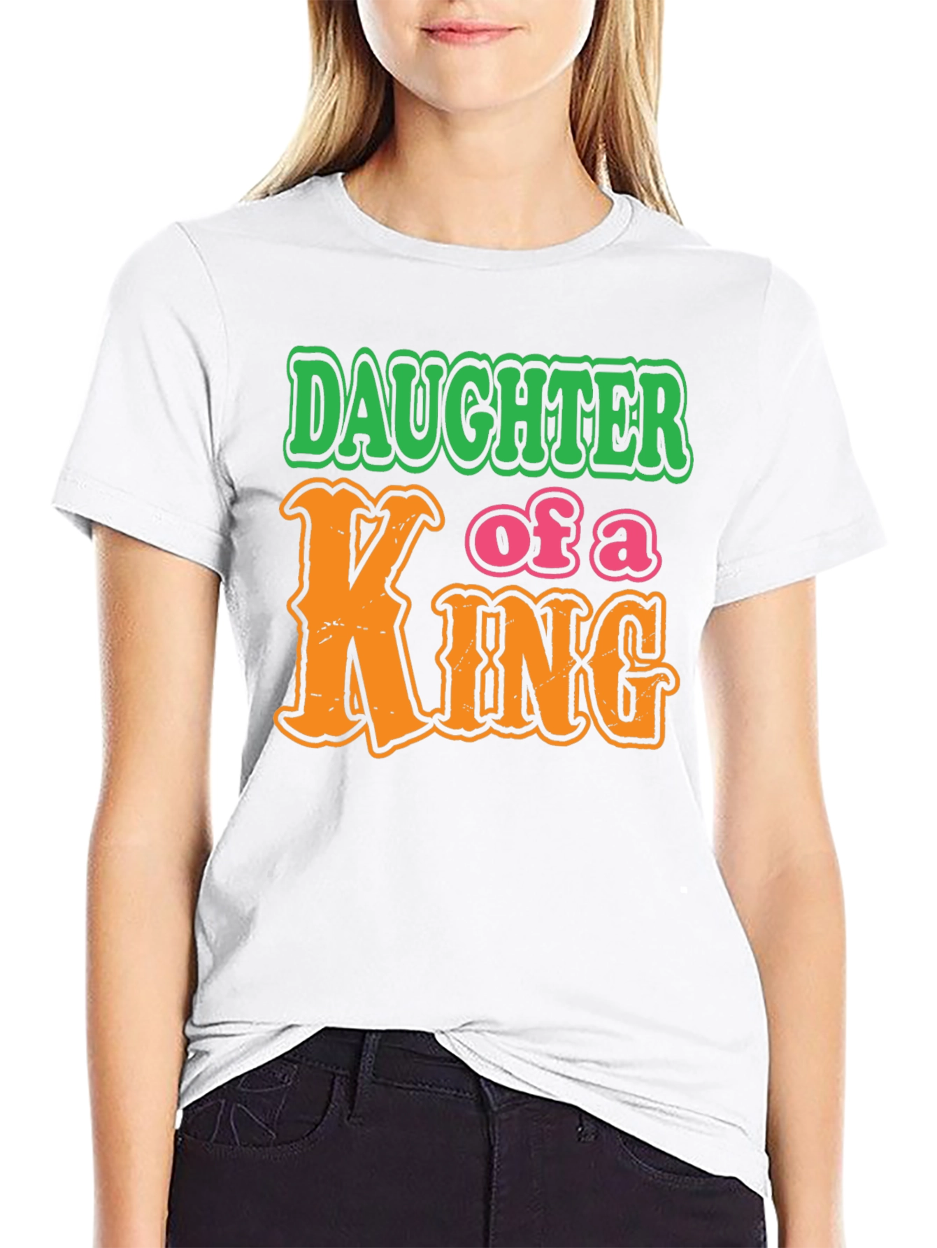 Daughter of a King Black T-Shirt