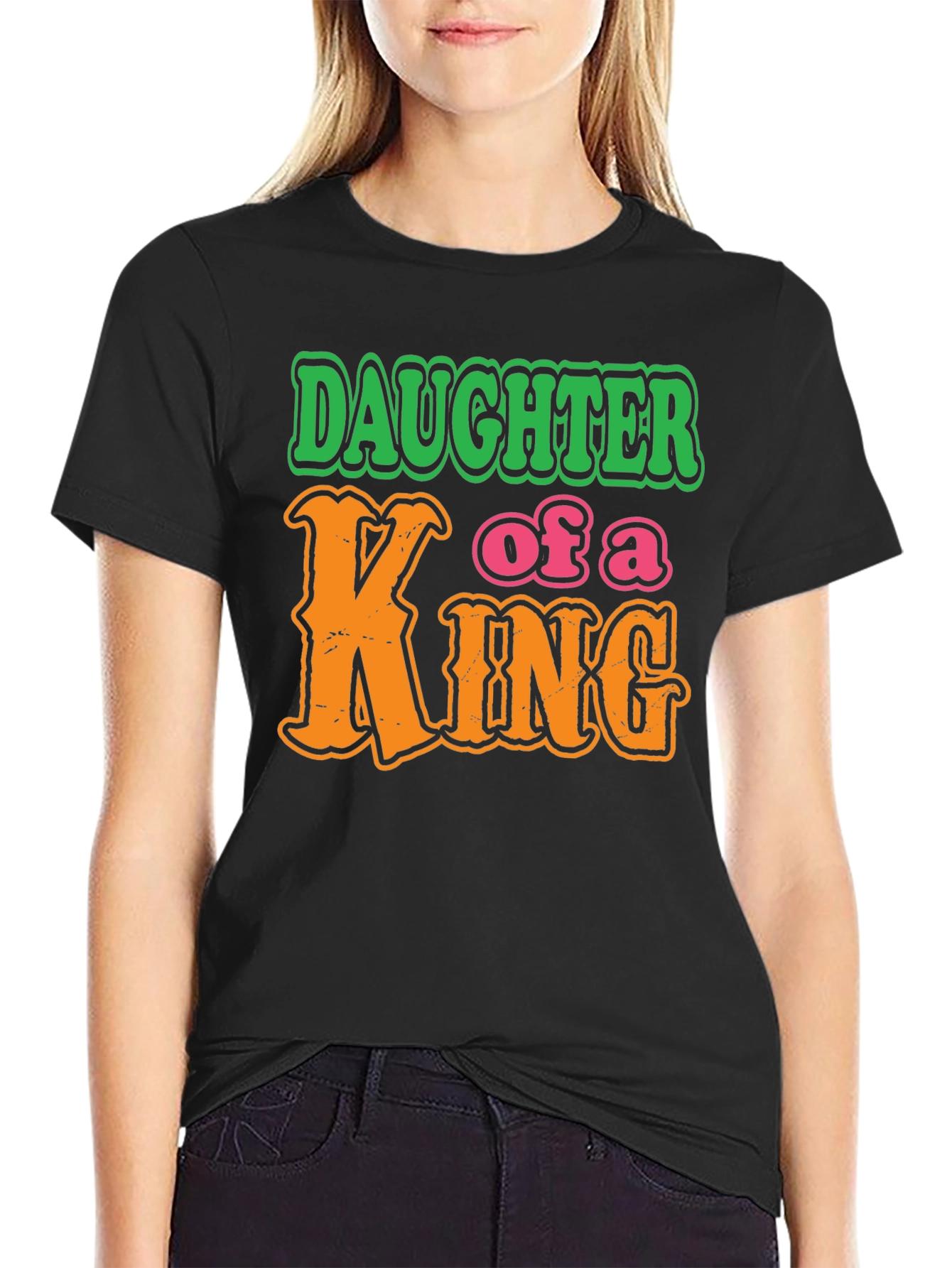 Daughter of a King Black T-Shirt