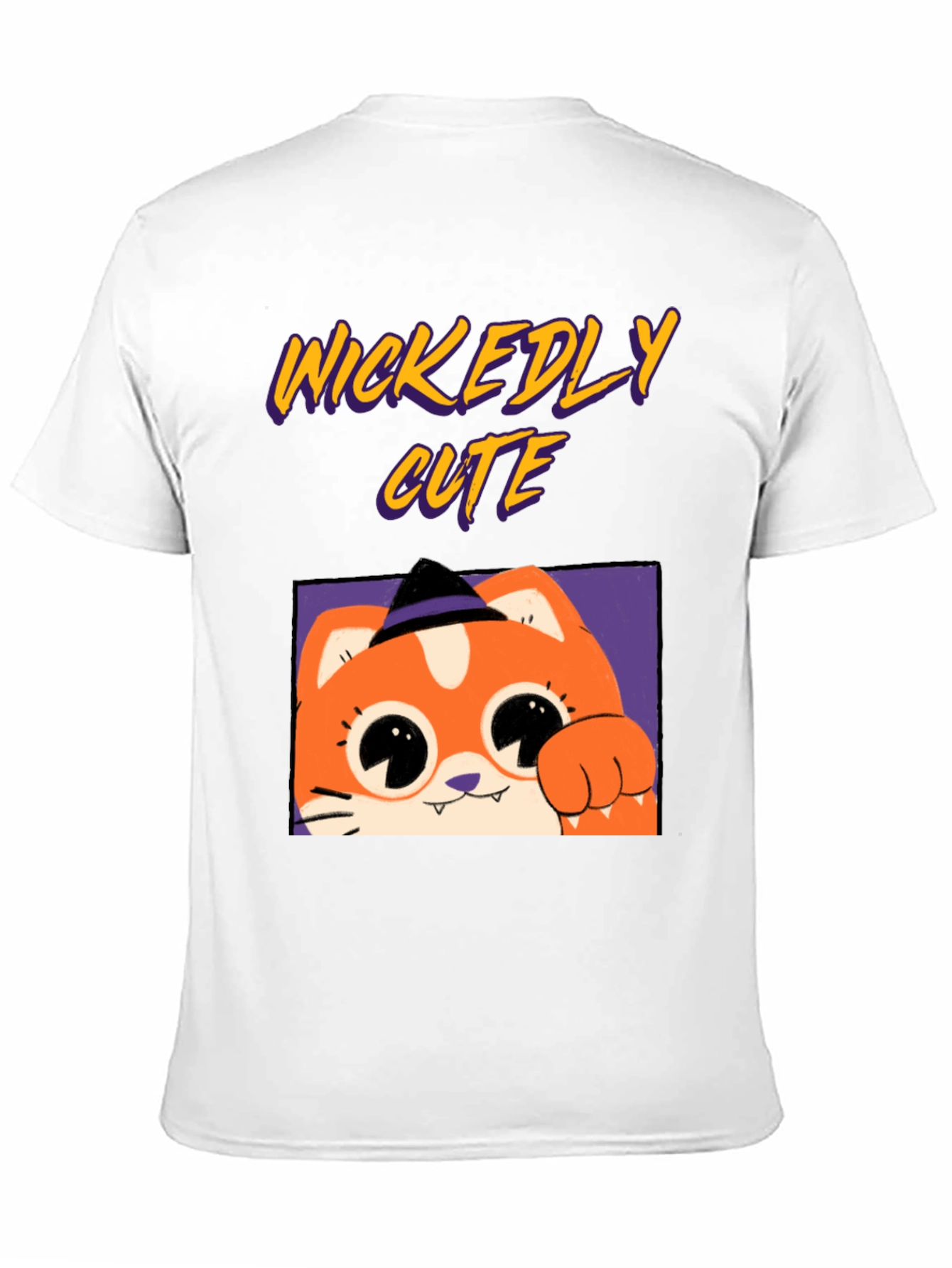 Wickedly Cute Halloween Cat T-Shirt