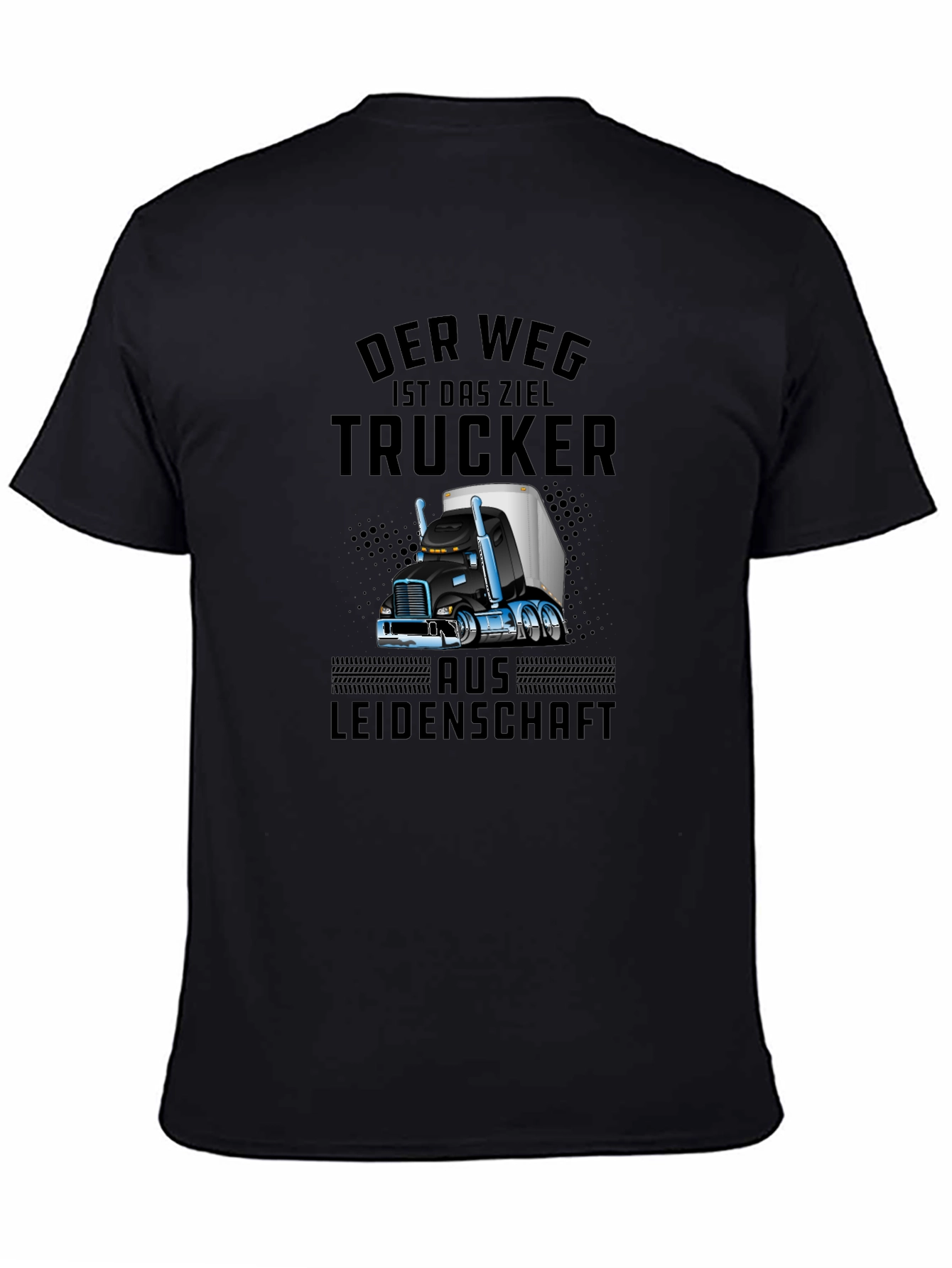 Trucker Passion Graphic T-Shirt