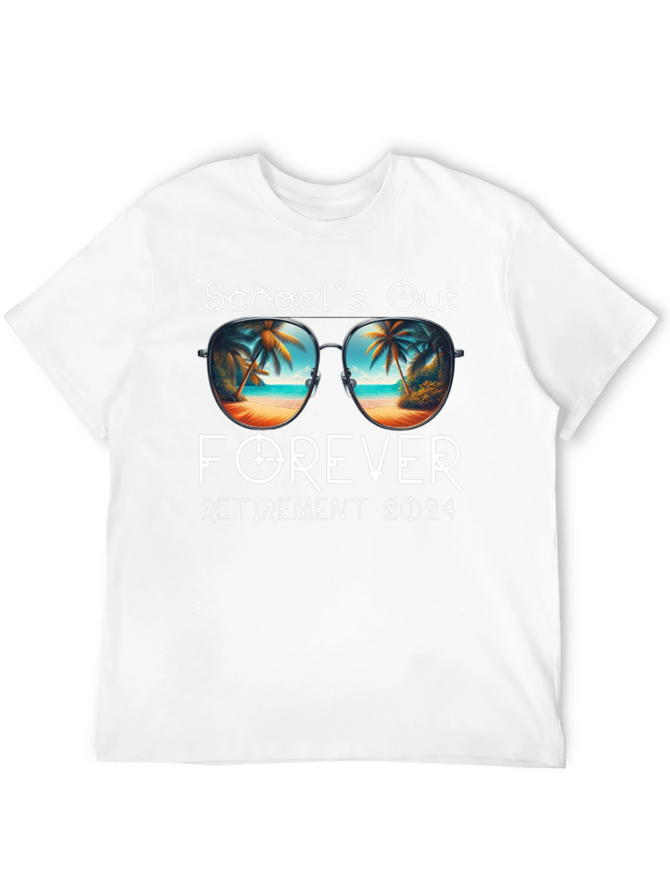Retirement 2024 T-Shirt - Schools Out Forever!