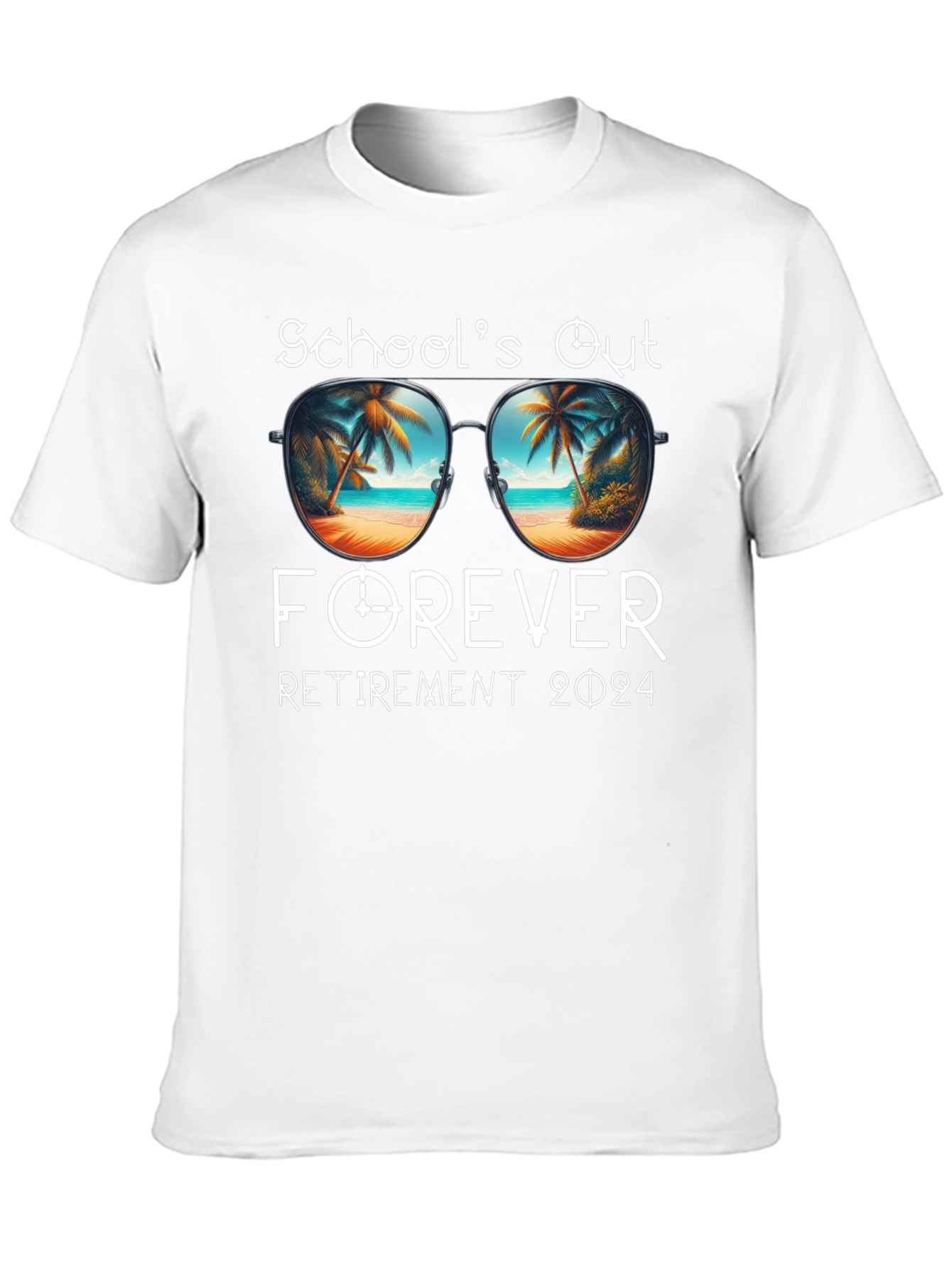 Retirement 2024 T-Shirt - Schools Out Forever!