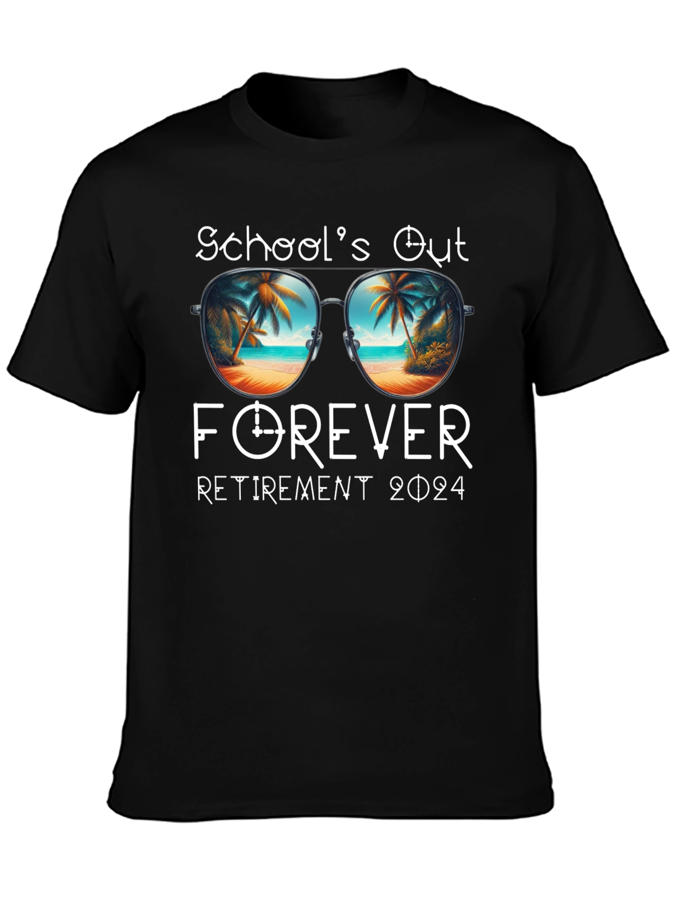 Retirement 2024 T-Shirt - Schools Out Forever!