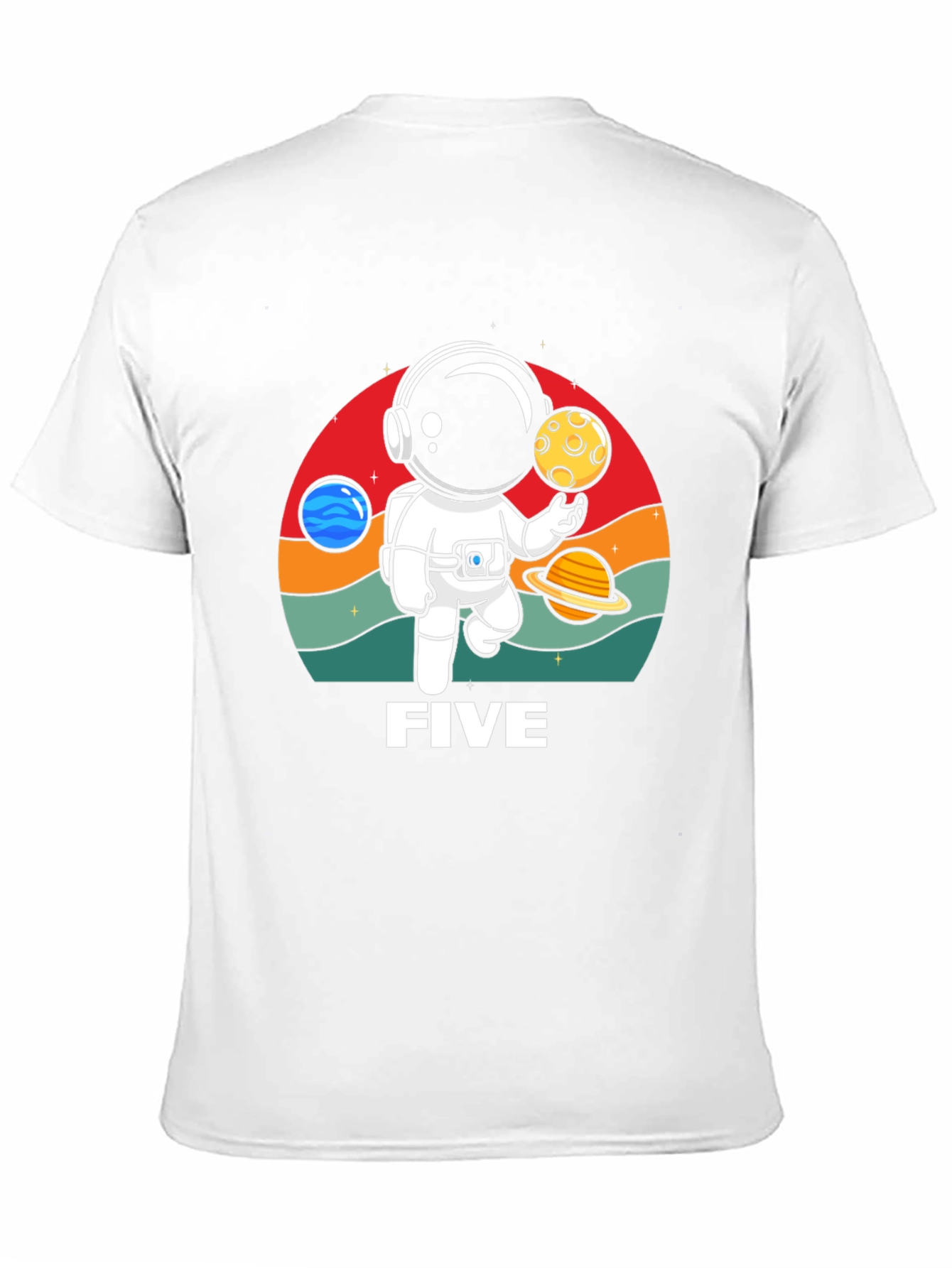 Astronaut Five Graphic T-Shirt