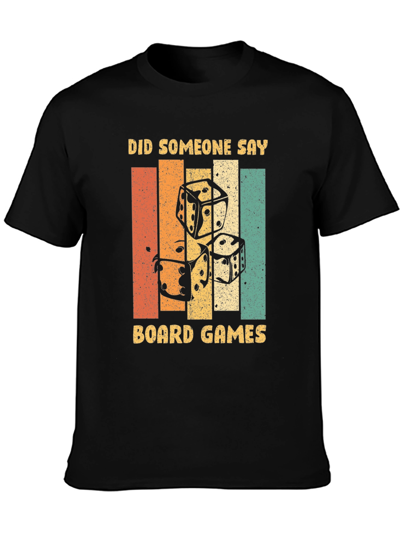 Did Someone Say Board Games? Retro Dice T-Shirt