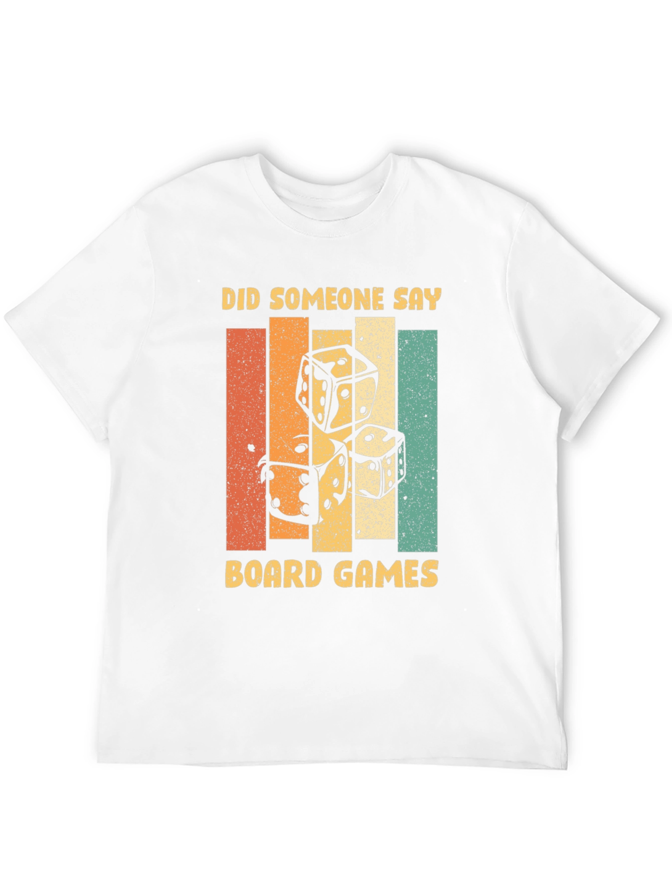 Did Someone Say Board Games? Retro Dice T-Shirt
