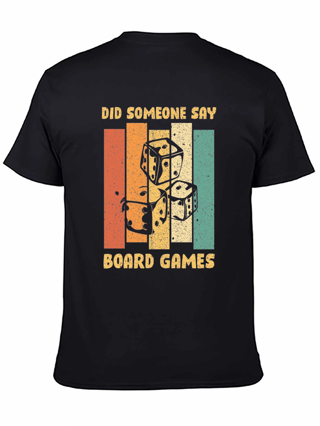 Did Someone Say Board Games? Retro Dice T-Shirt