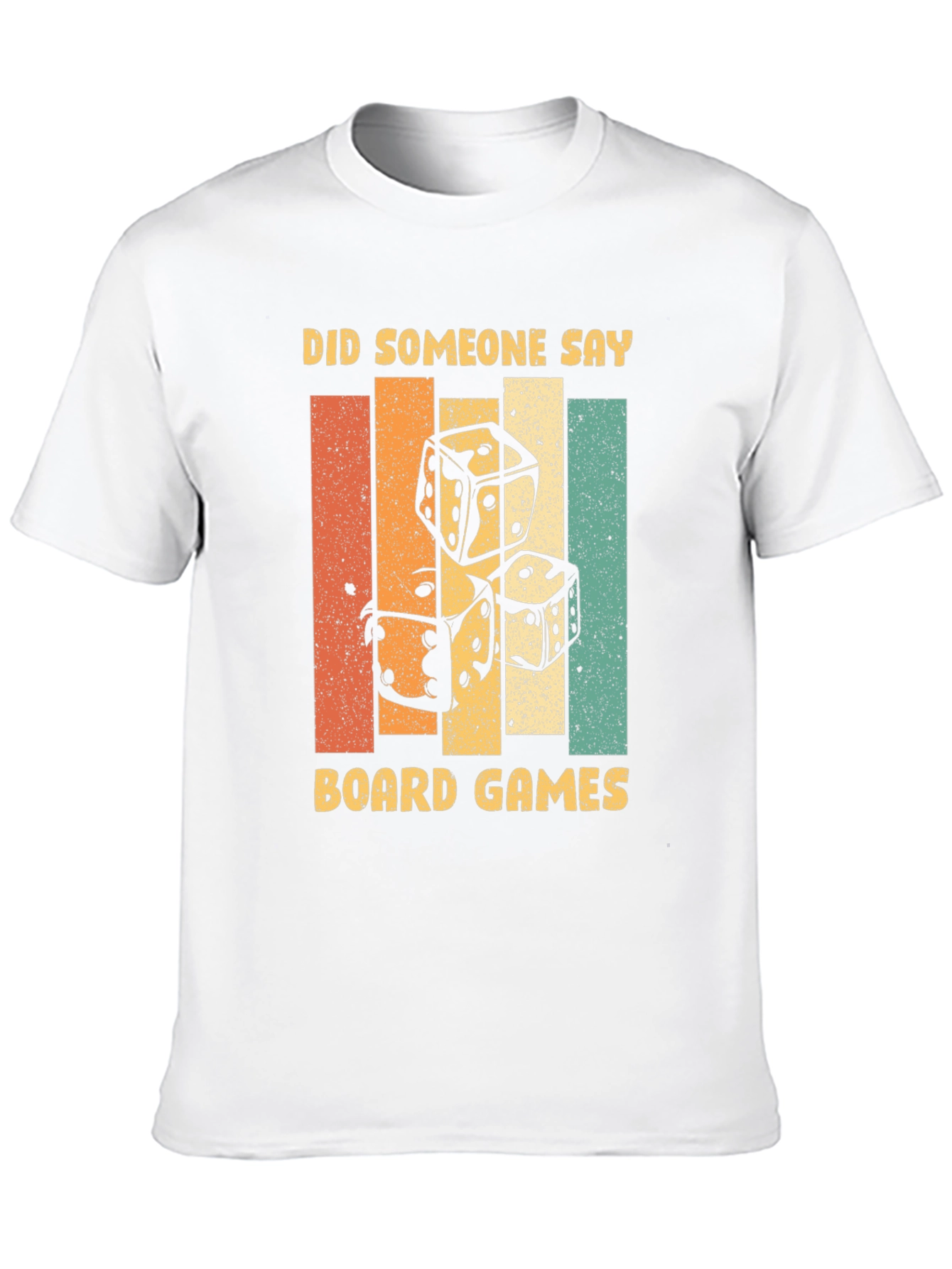 Did Someone Say Board Games? Retro Dice T-Shirt