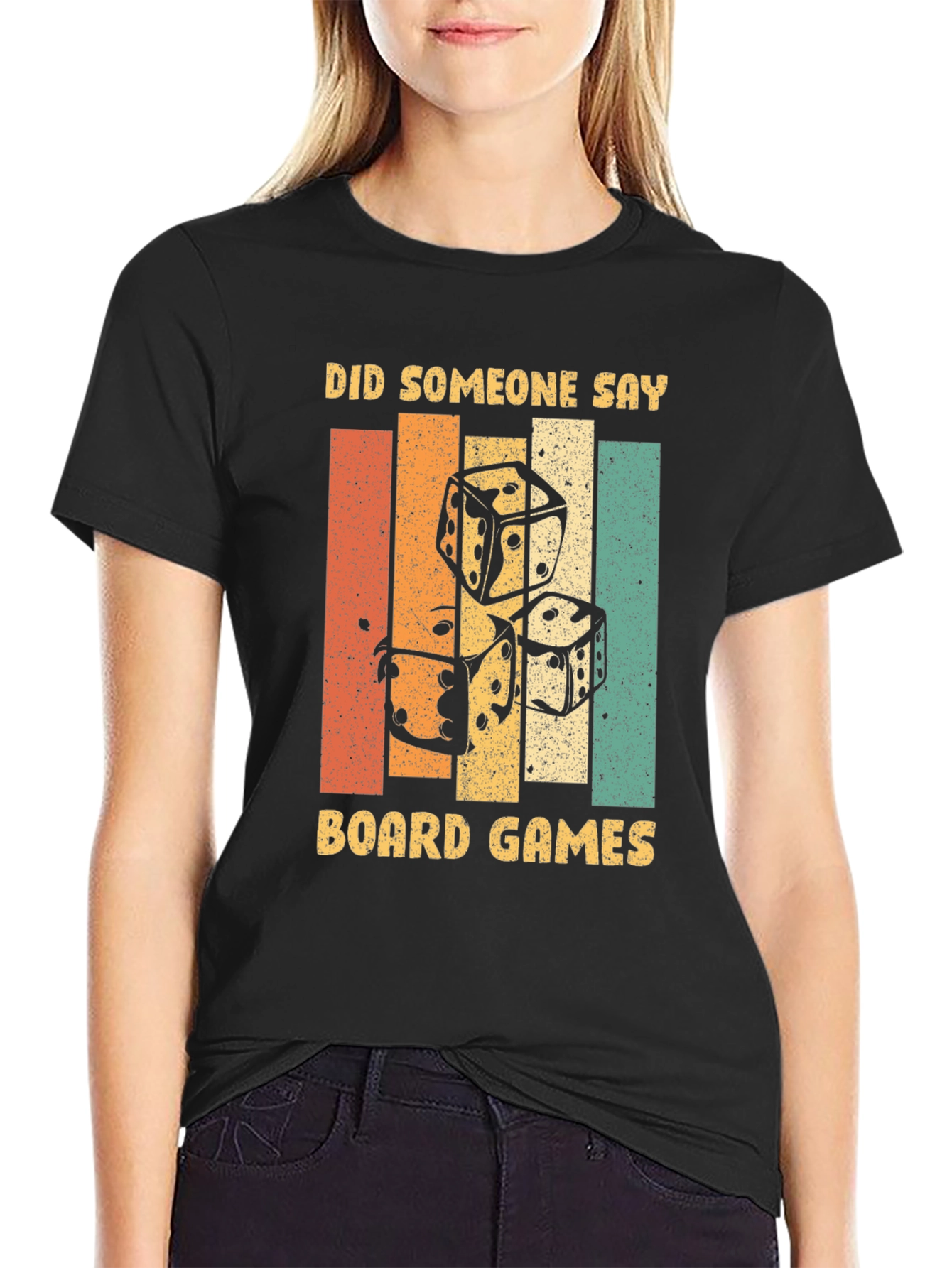 Did Someone Say Board Games? Retro Dice T-Shirt