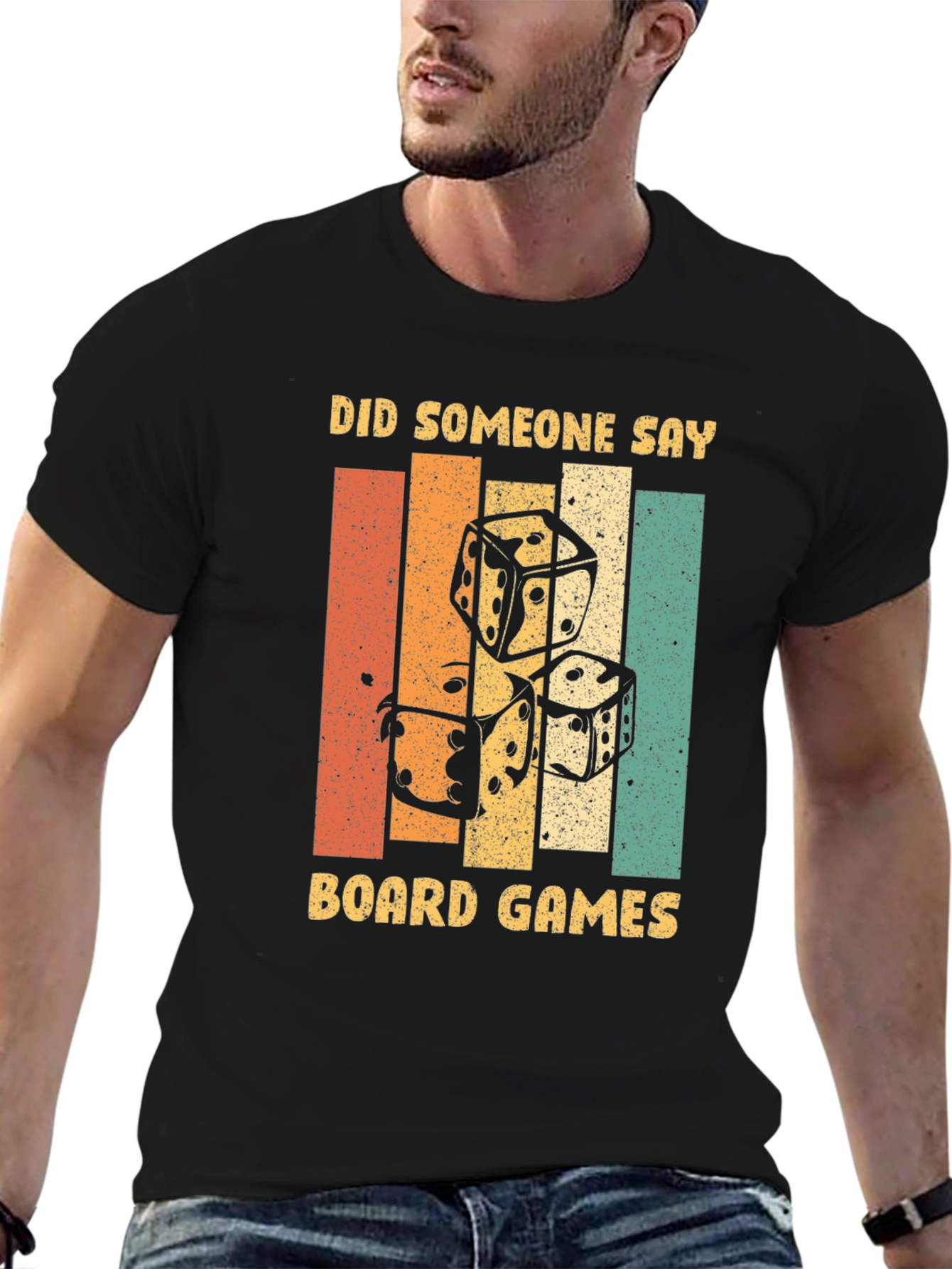 Did Someone Say Board Games? Retro Dice T-Shirt