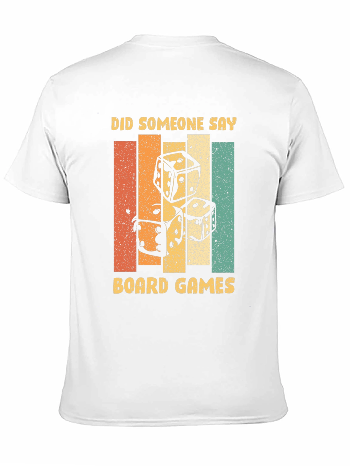 Did Someone Say Board Games? Retro Dice T-Shirt