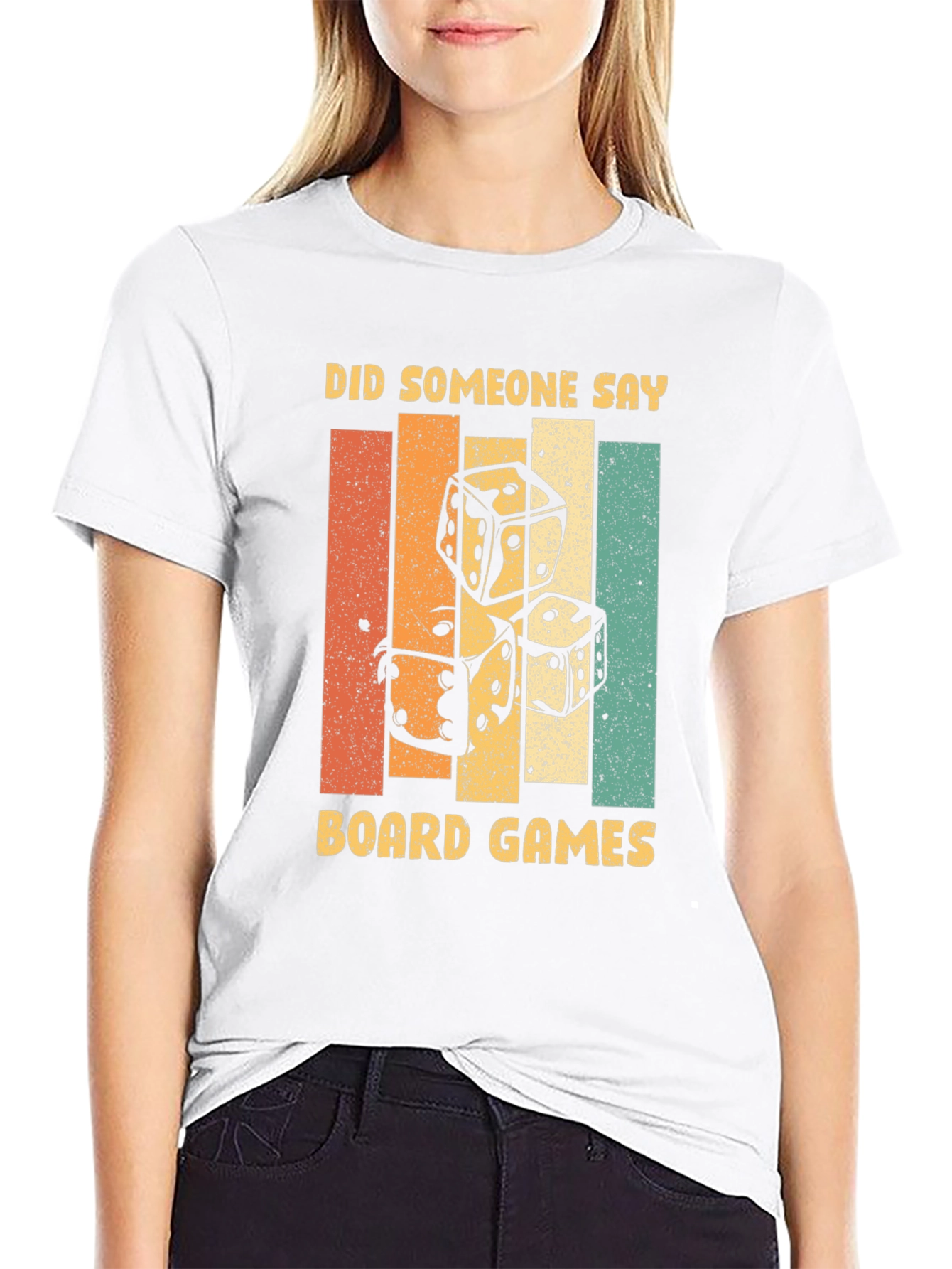 Did Someone Say Board Games? Retro Dice T-Shirt
