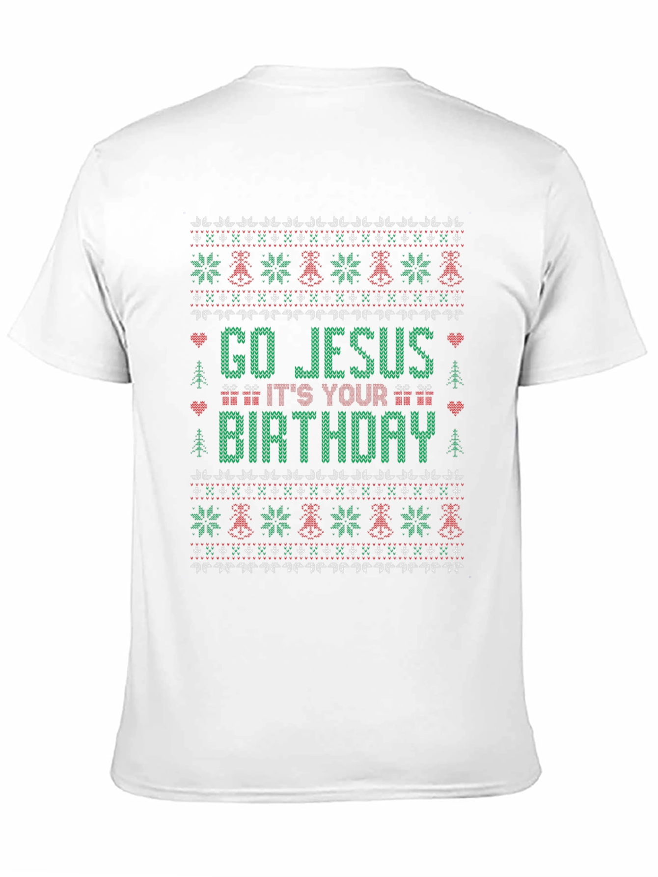 Go Jesus Its Your Birthday Ugly Christmas T-Shirt