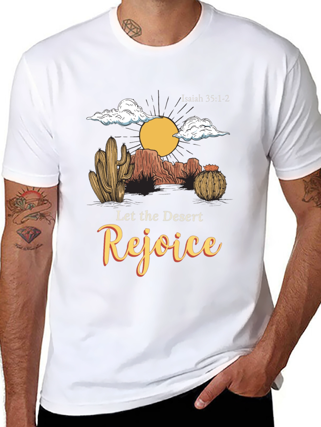 Desert Rejoice Black Graphic Tee