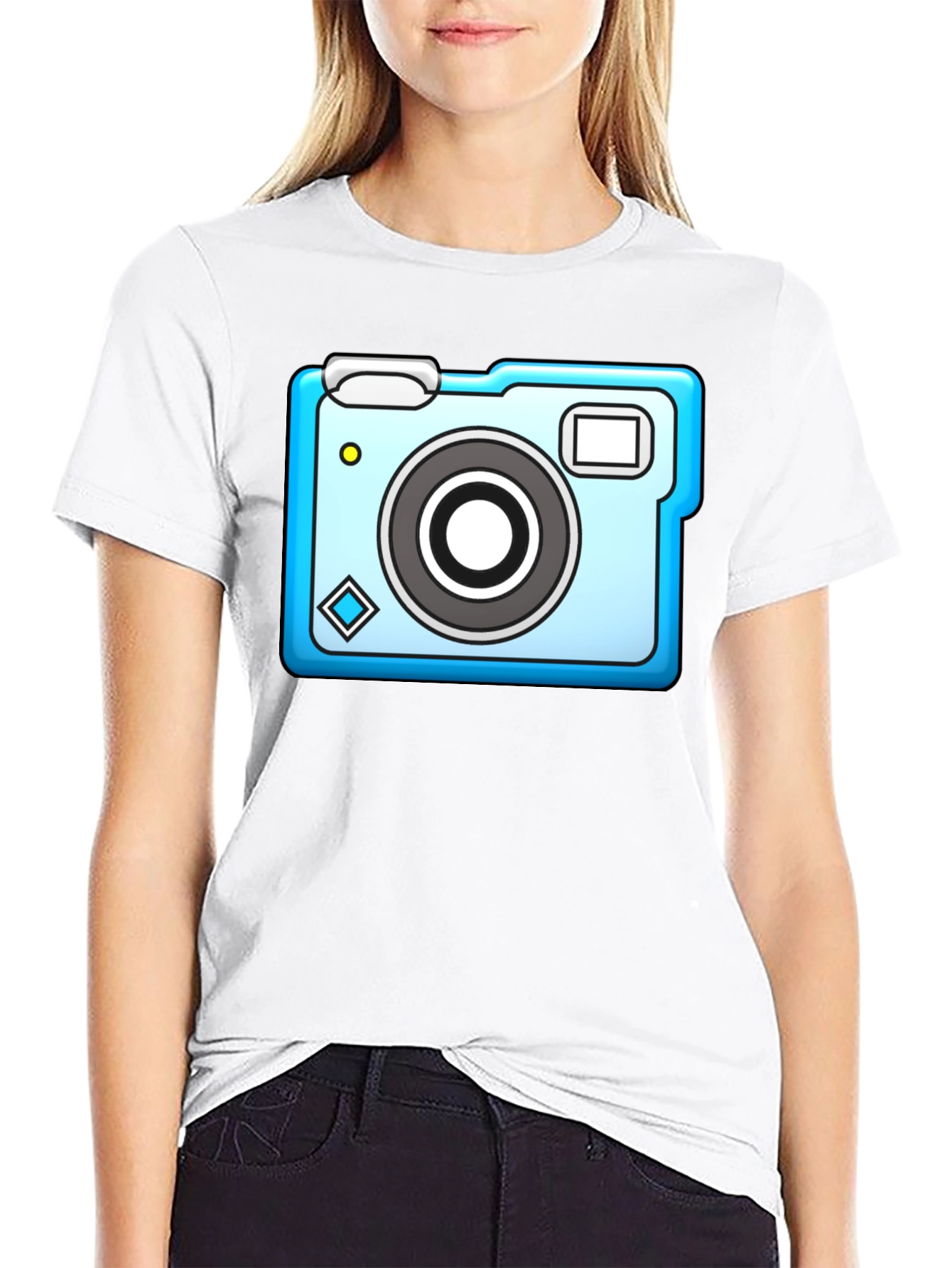 Camera Graphic Black T-Shirt