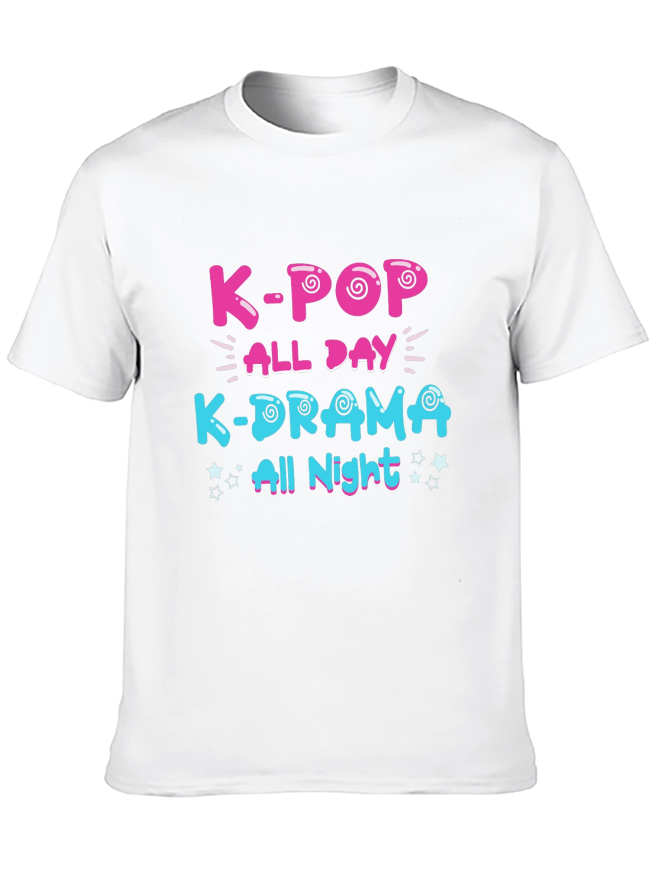 K-Pop All Day K-Drama All Night T-Shirt