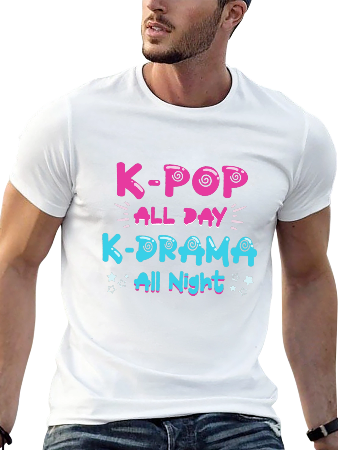 K-Pop All Day K-Drama All Night T-Shirt
