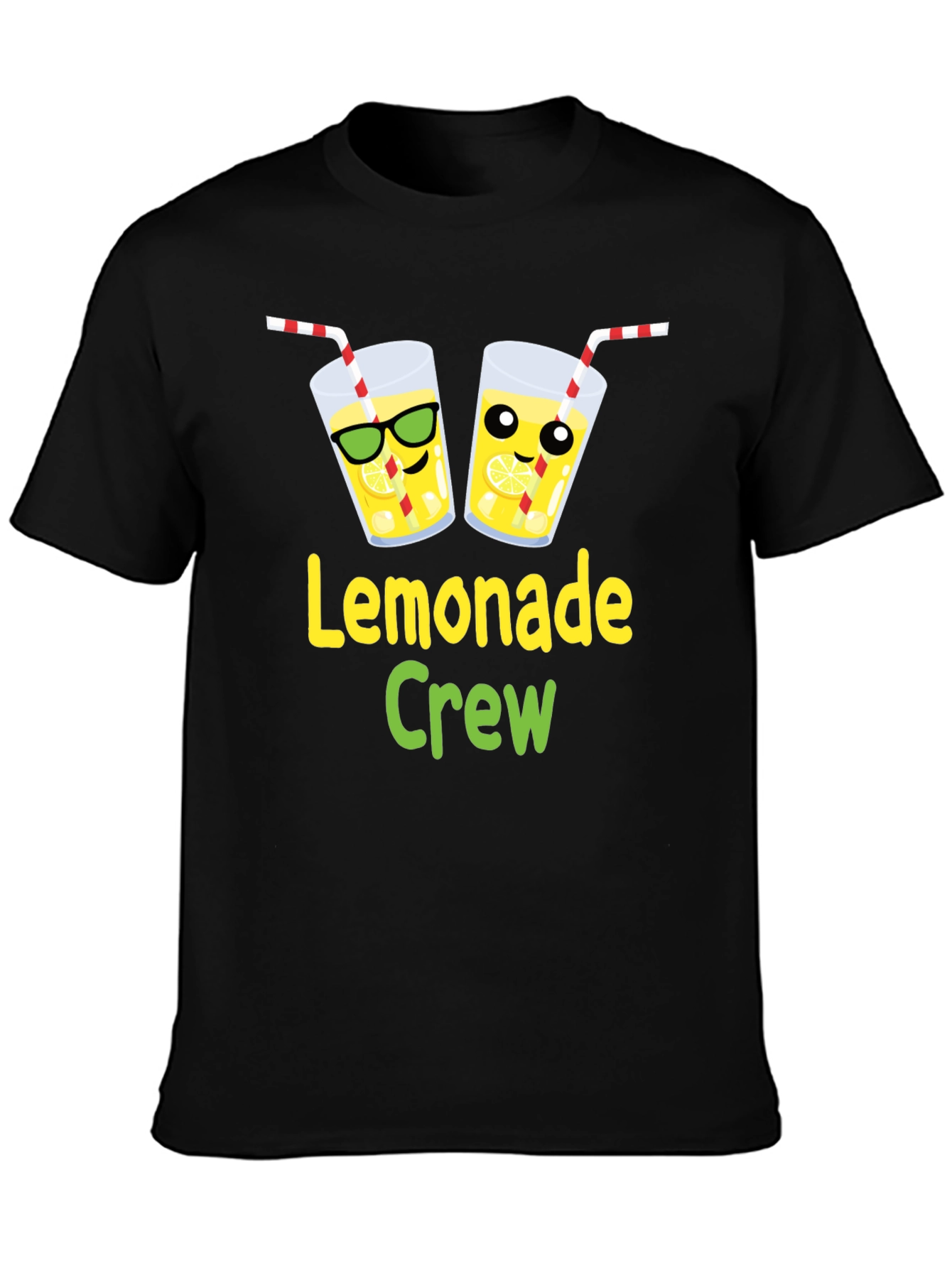 Lemonade Crew Graphic T-Shirt - Fun Summer Apparel
