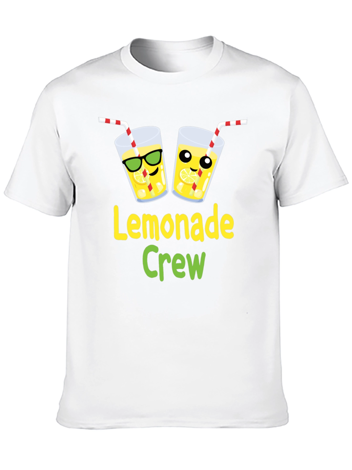 Lemonade Crew Graphic T-Shirt - Fun Summer Apparel
